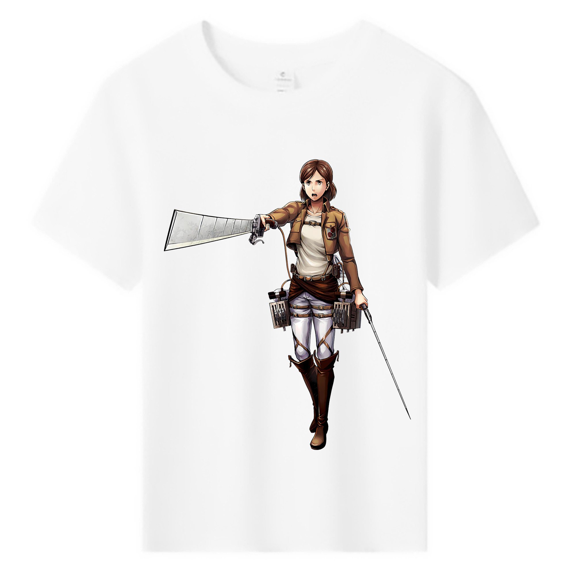 （画像用） 進撃の巨人 Attack on Titan 綿100％キッズTシャツ（フロントプリント）