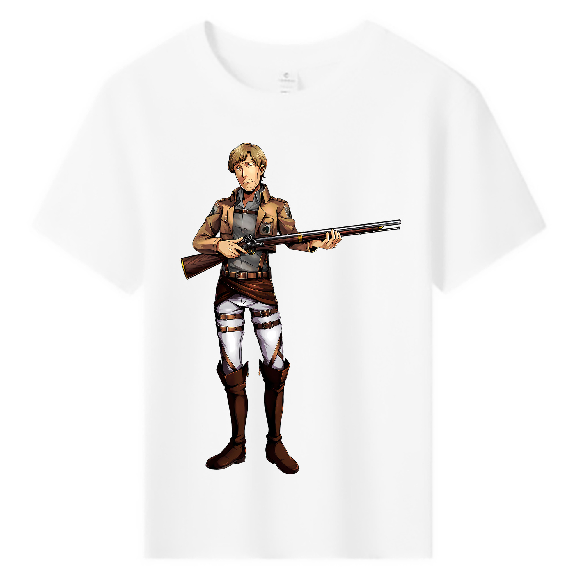 （画像用） 進撃の巨人 Attack on Titan 綿100％キッズTシャツ（フロントプリント）