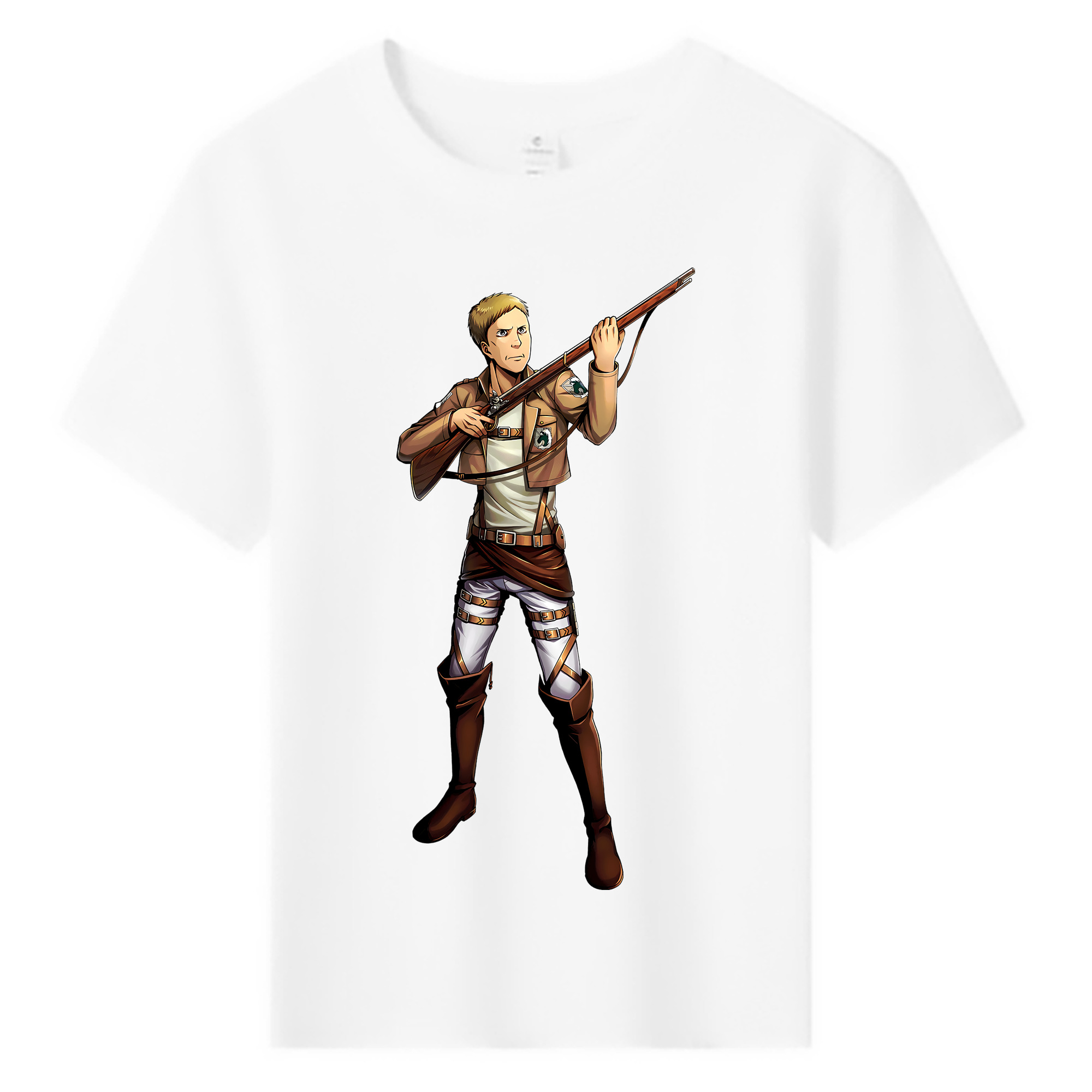 （画像用） 進撃の巨人 Attack on Titan 綿100％キッズTシャツ（フロントプリント）