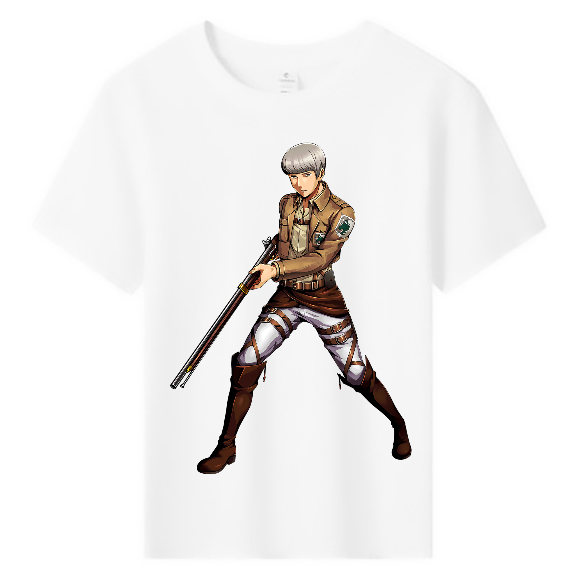 （画像用） 進撃の巨人 Attack on Titan 綿100％キッズTシャツ（フロントプリント）