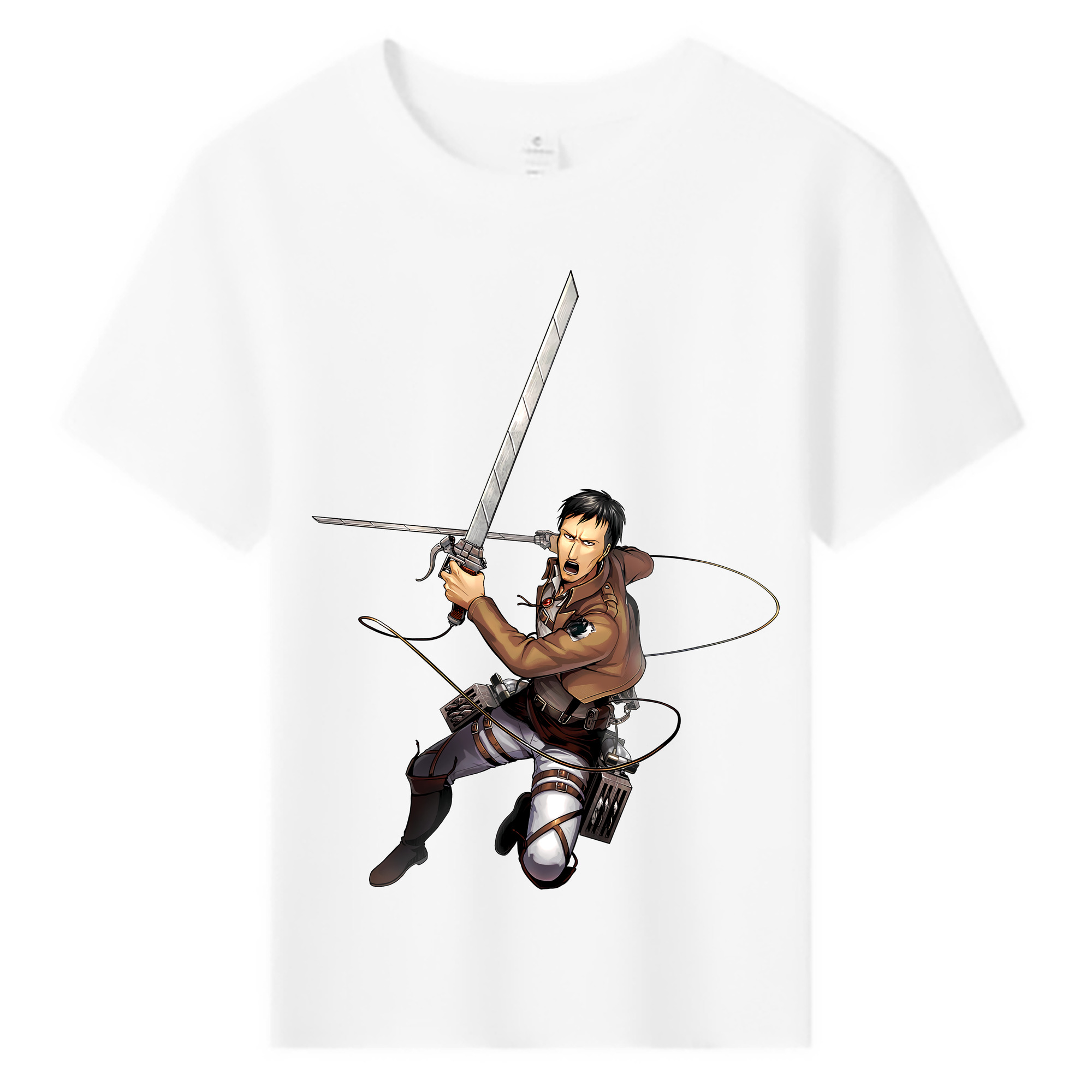 （画像用） 進撃の巨人 Attack on Titan 綿100％キッズTシャツ（フロントプリント）