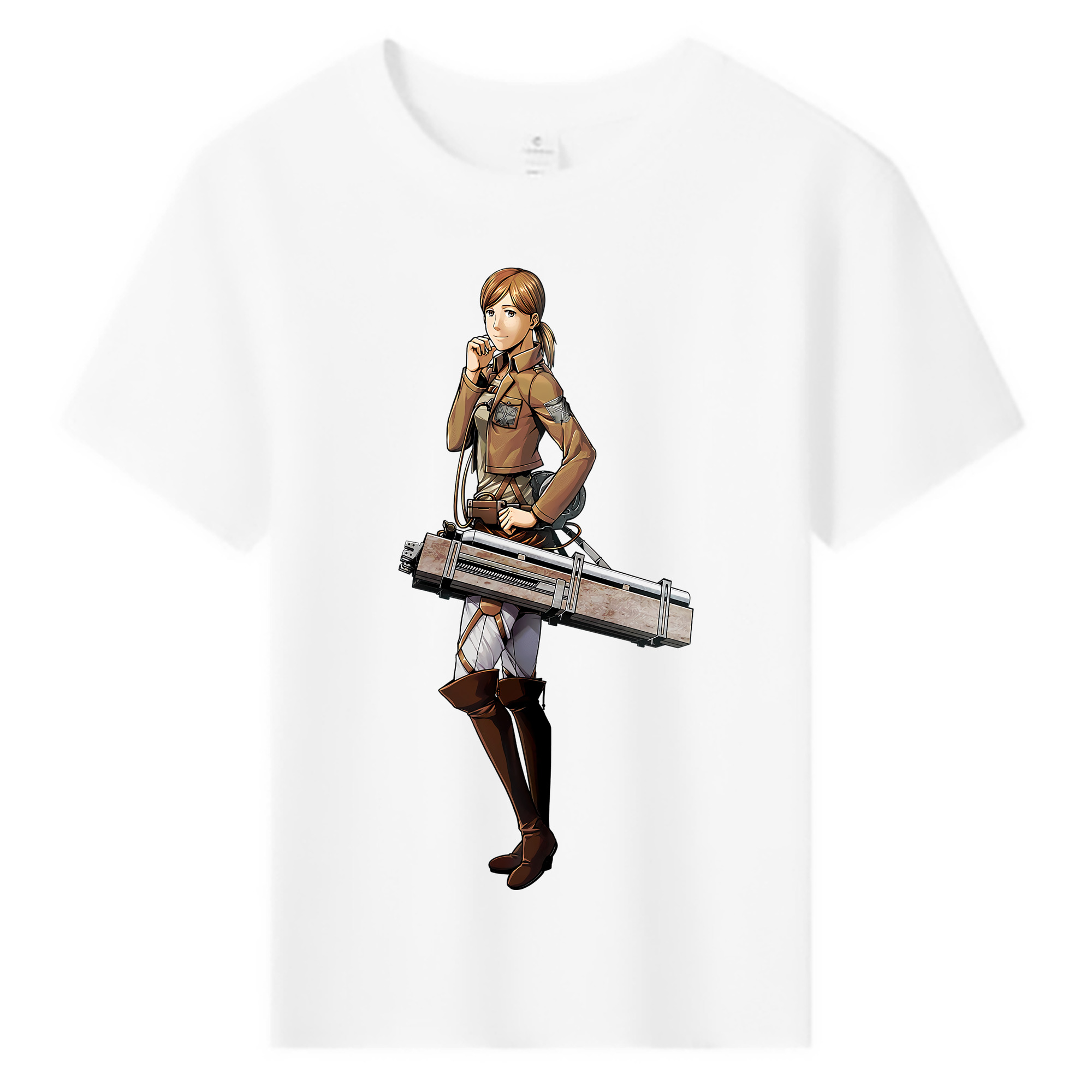 （画像用） 進撃の巨人 Attack on Titan 綿100％キッズTシャツ（フロントプリント）
