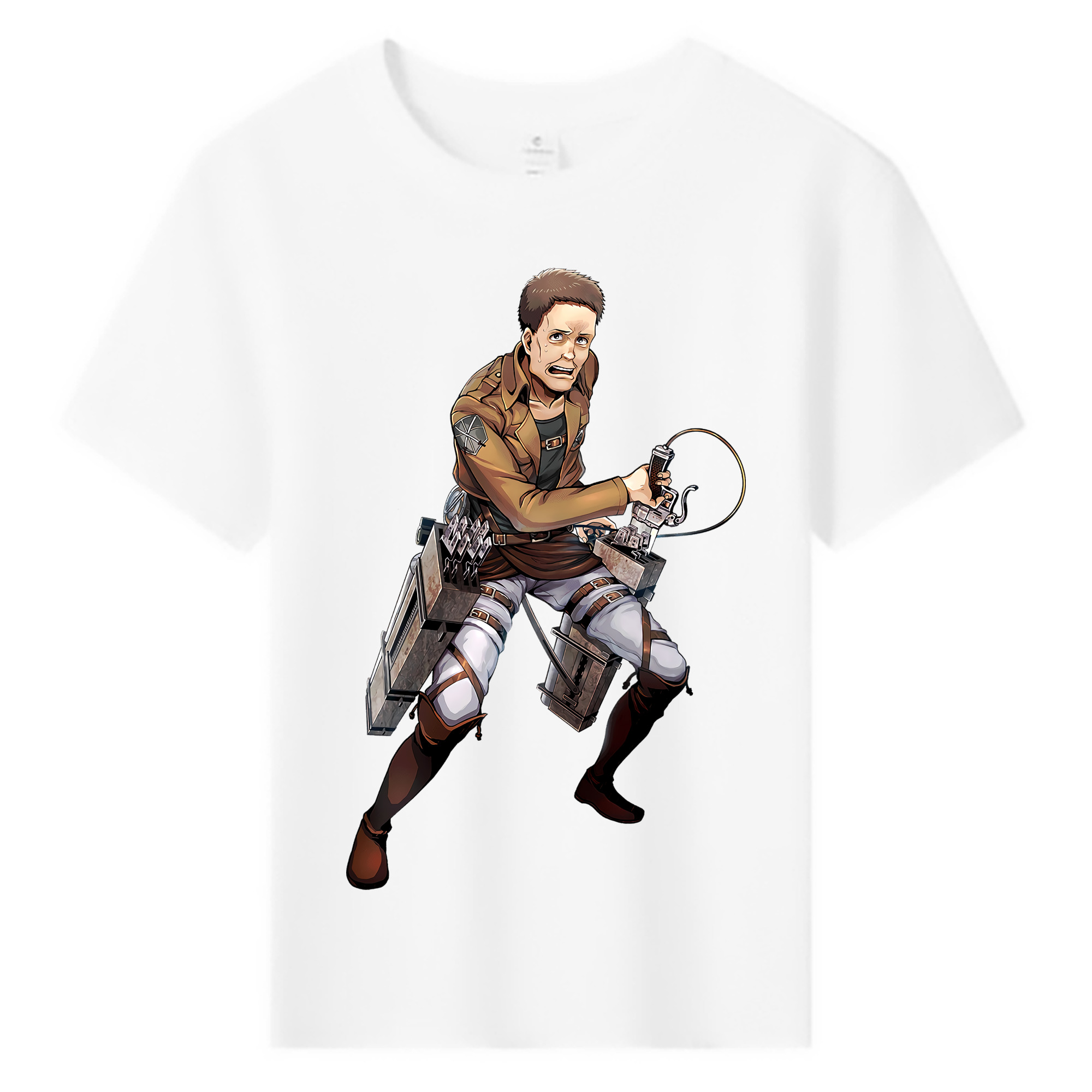 （画像用） 進撃の巨人 Attack on Titan 綿100％キッズTシャツ（フロントプリント）