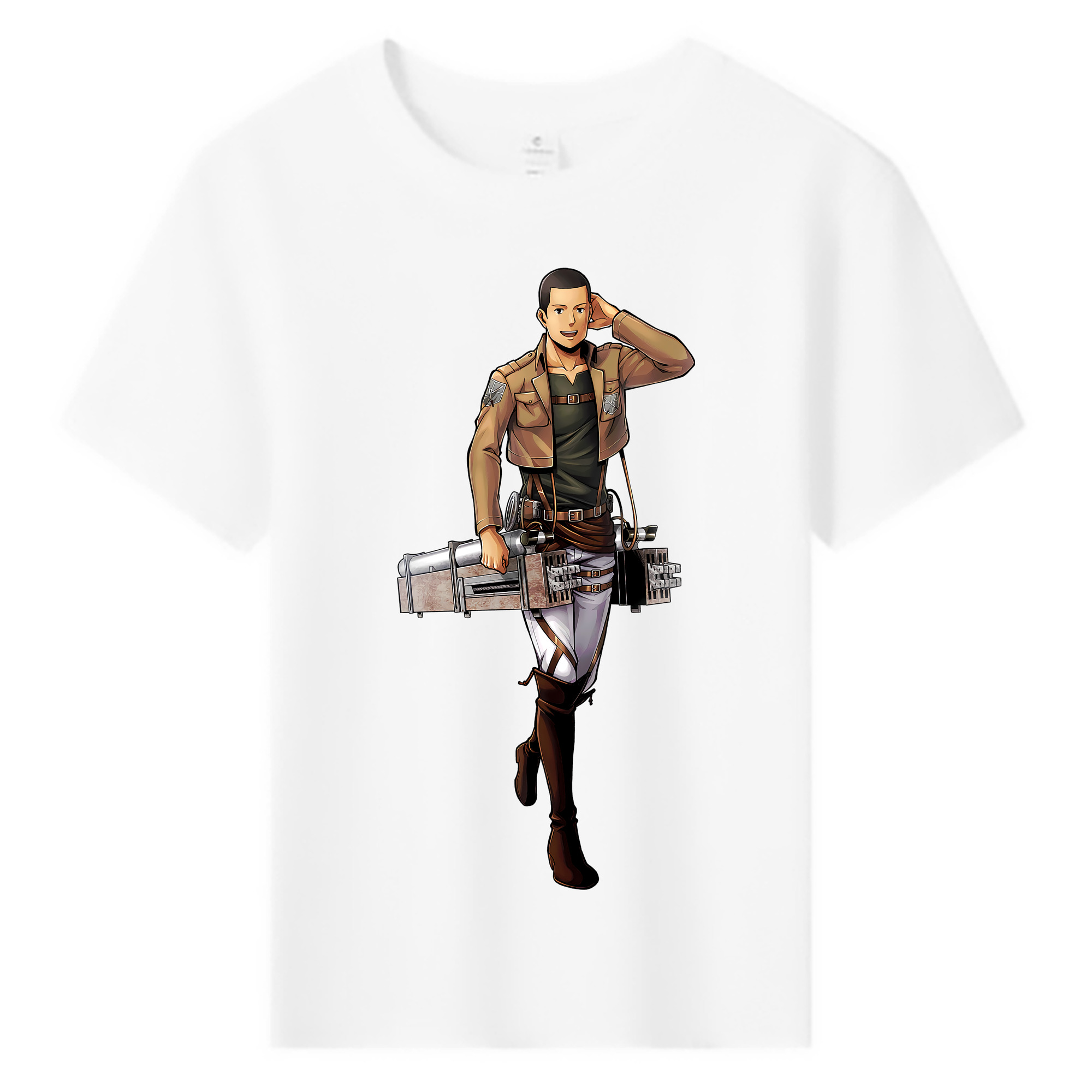 （画像用） 進撃の巨人 Attack on Titan 綿100％キッズTシャツ（フロントプリント）