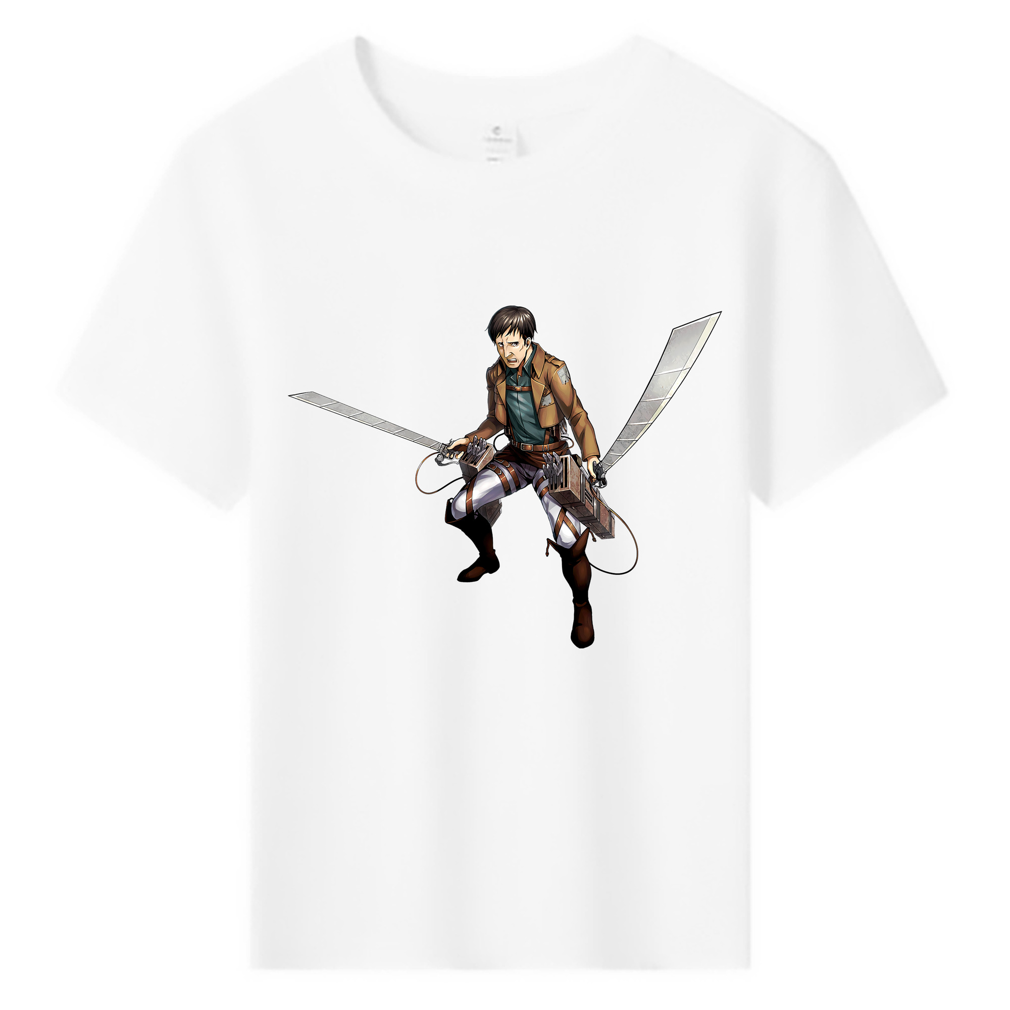 （画像用） 進撃の巨人 Attack on Titan 綿100％キッズTシャツ（フロントプリント）