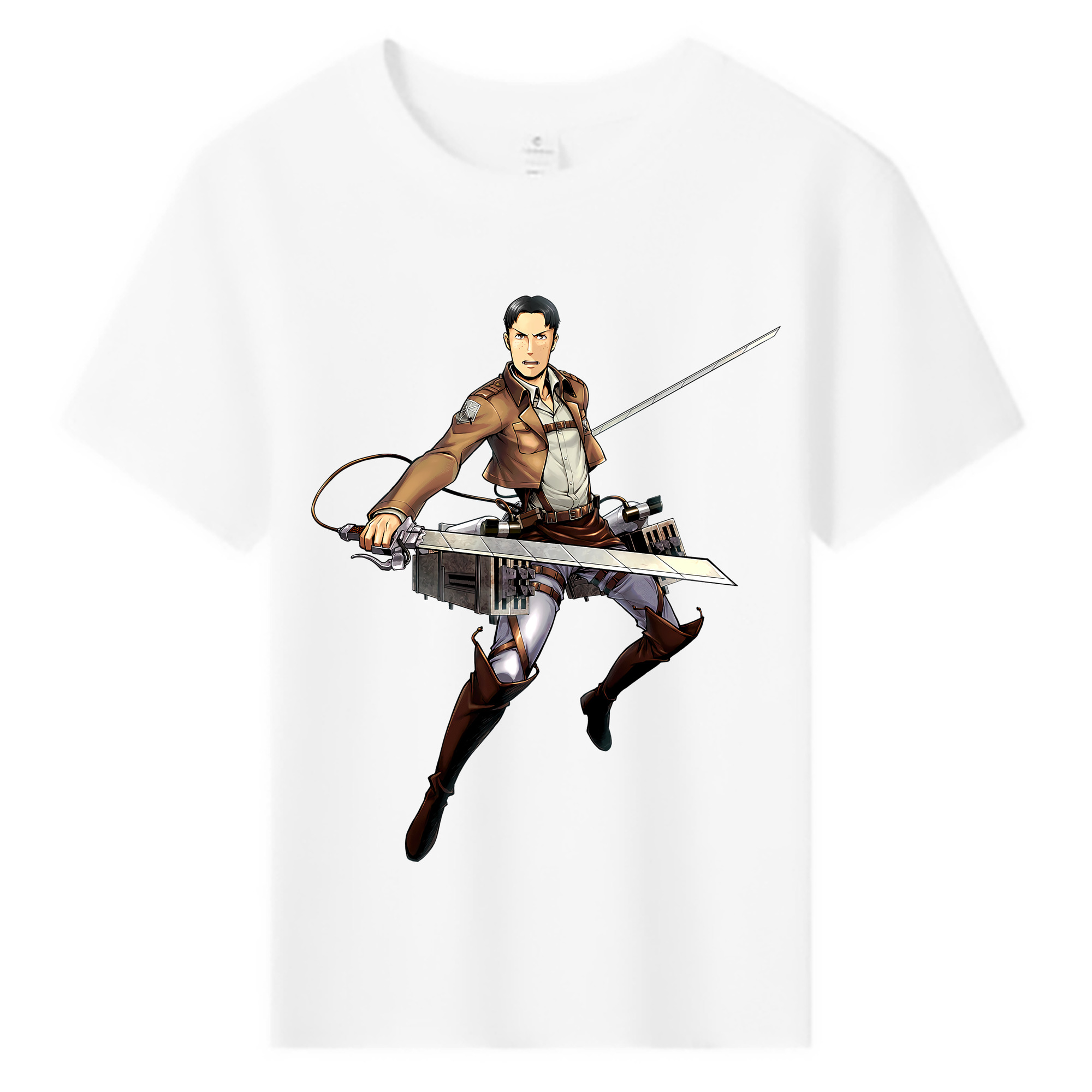（画像用） 進撃の巨人 Attack on Titan 綿100％キッズTシャツ（フロントプリント）