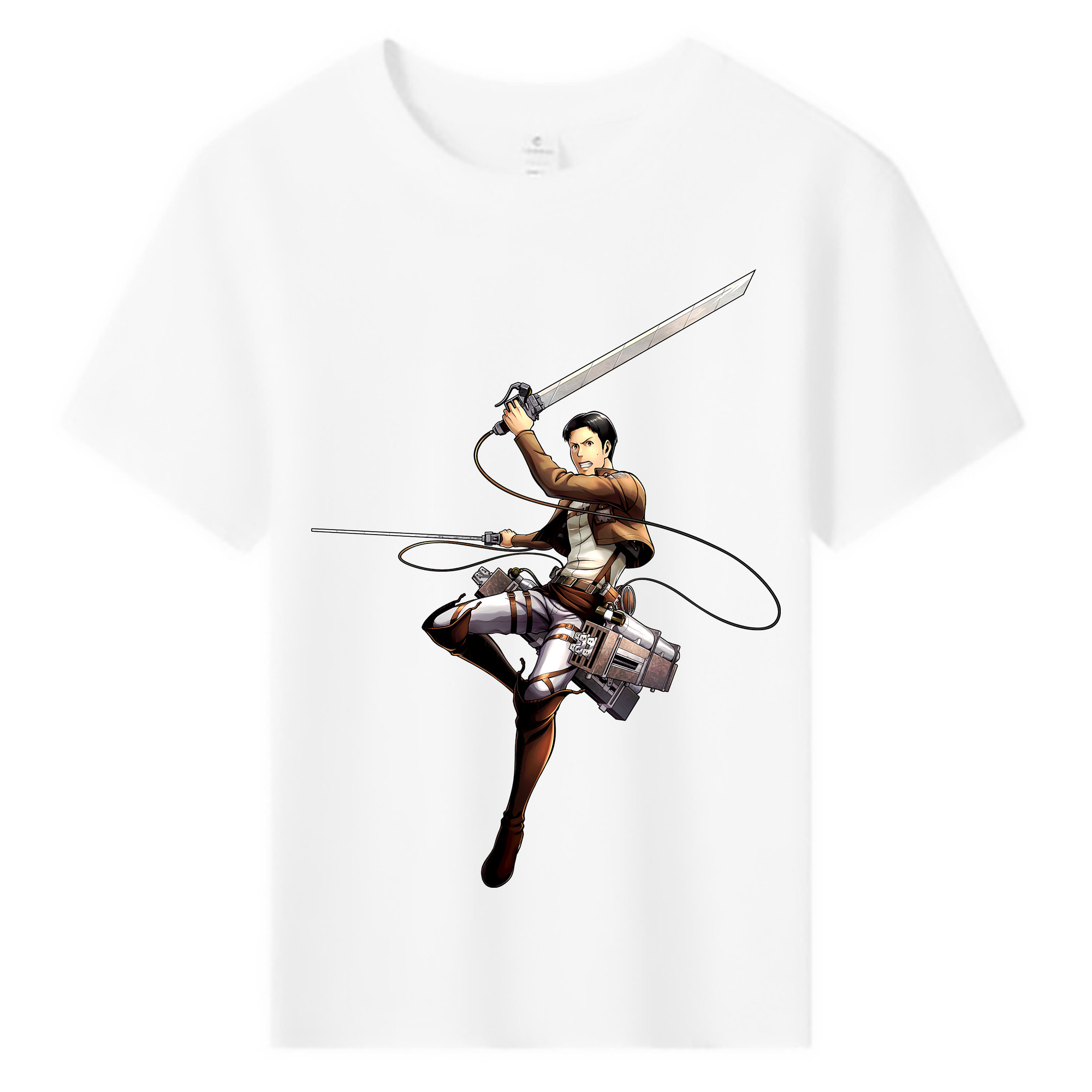 （画像用） 進撃の巨人 Attack on Titan 綿100％キッズTシャツ（フロントプリント）