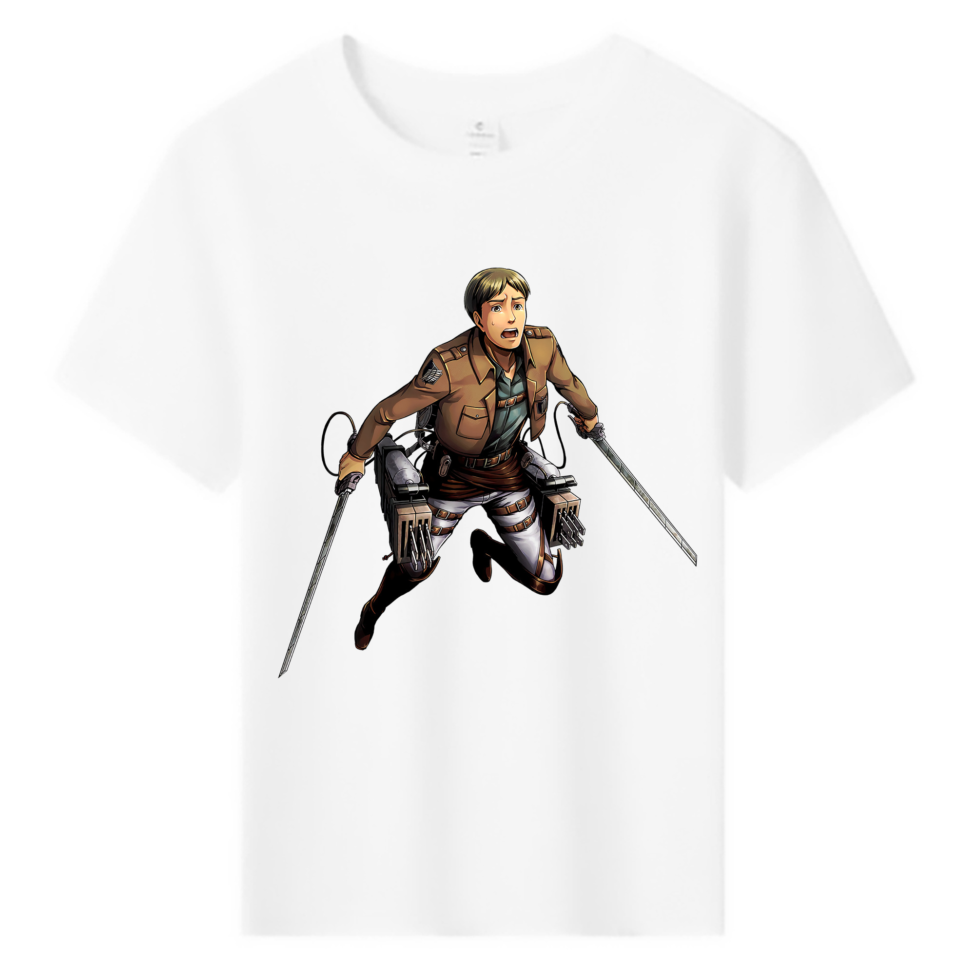 （画像用） 進撃の巨人 Attack on Titan 綿100％キッズTシャツ（フロントプリント）