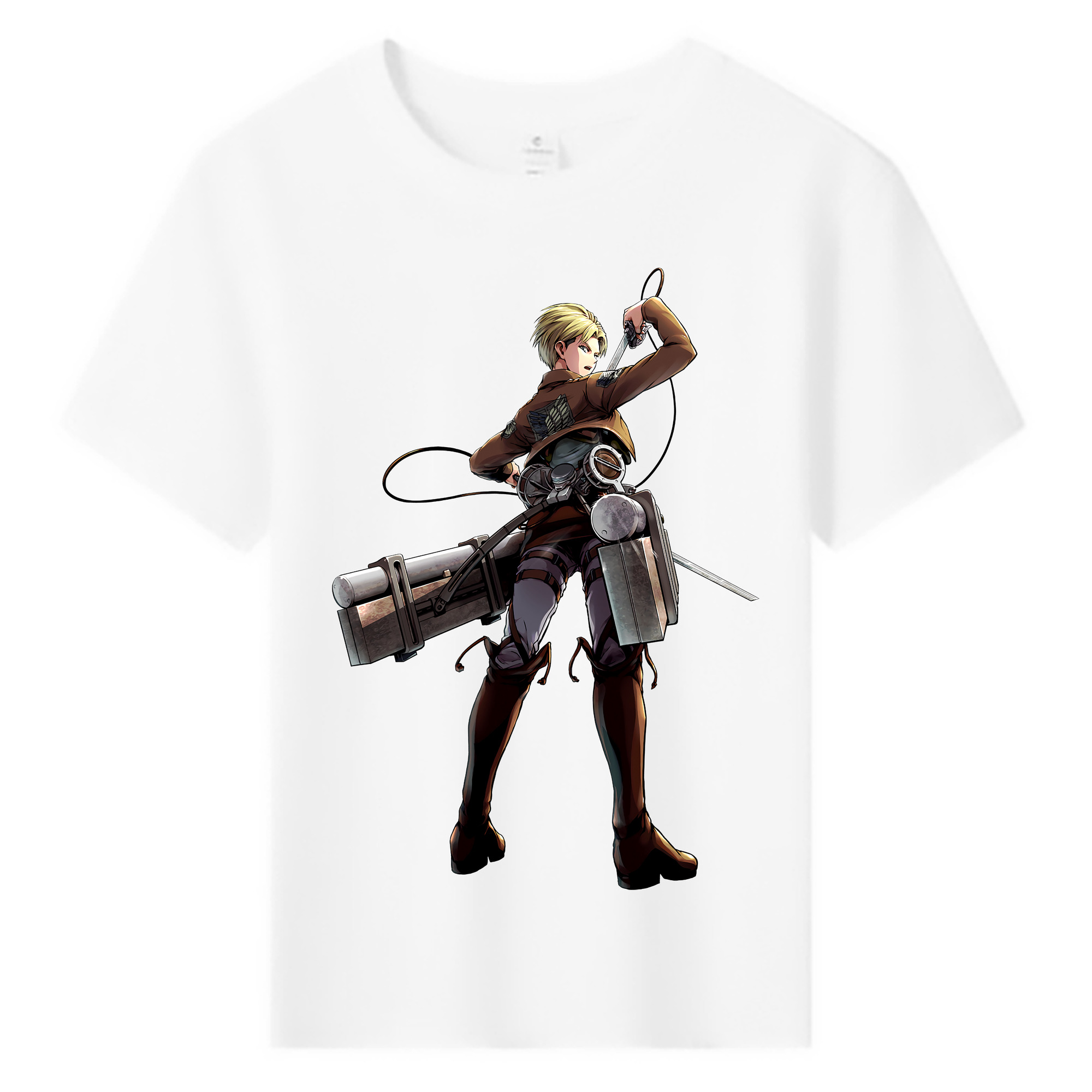 （画像用） 進撃の巨人 Attack on Titan 綿100％キッズTシャツ（フロントプリント）