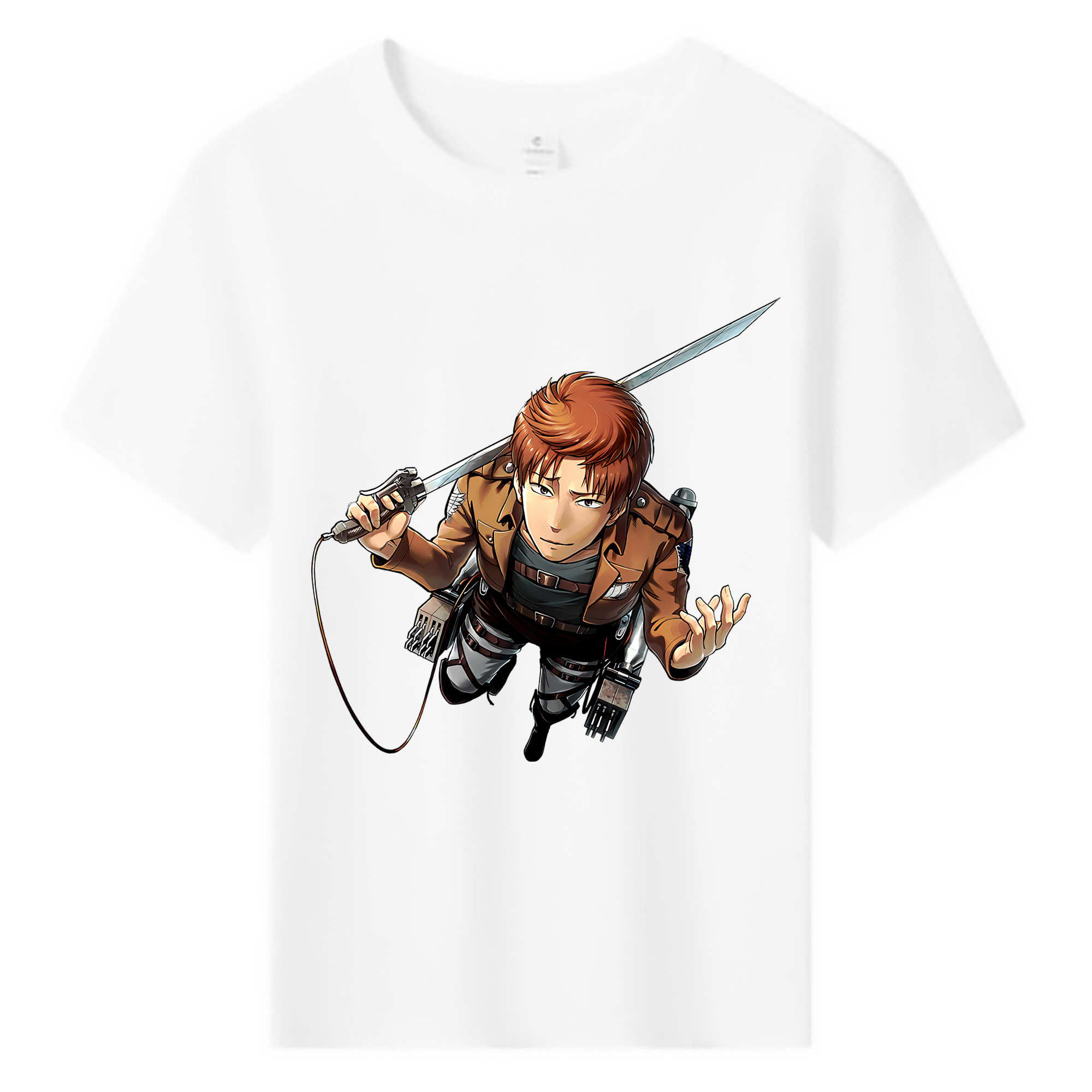 （画像用） 進撃の巨人 Attack on Titan 綿100％キッズTシャツ（フロントプリント）