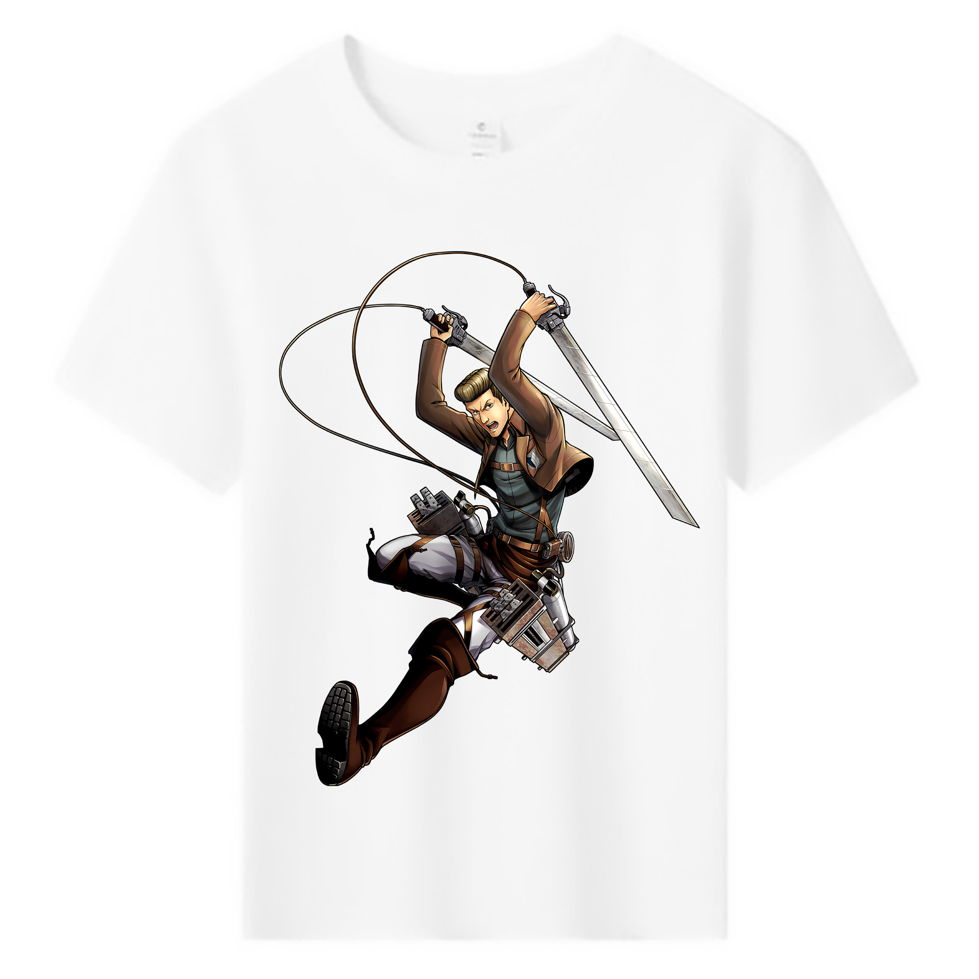 （画像用） 進撃の巨人 Attack on Titan 綿100％キッズTシャツ（フロントプリント）