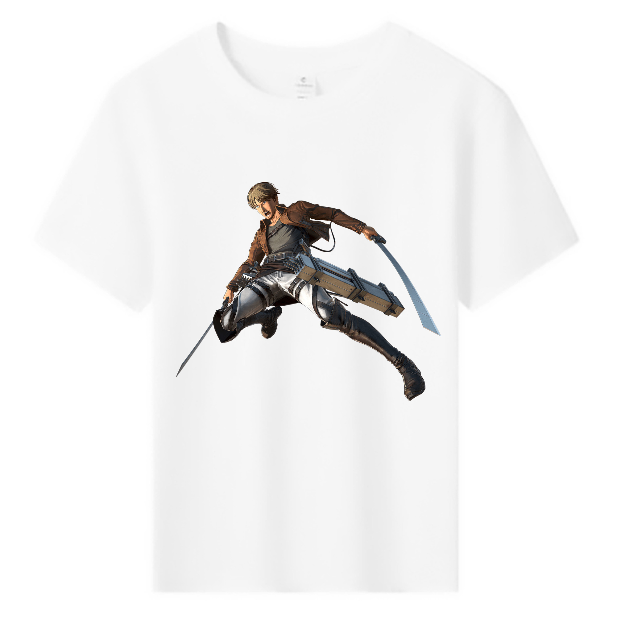 （画像用） 進撃の巨人 Attack on Titan 綿100％キッズTシャツ（フロントプリント）