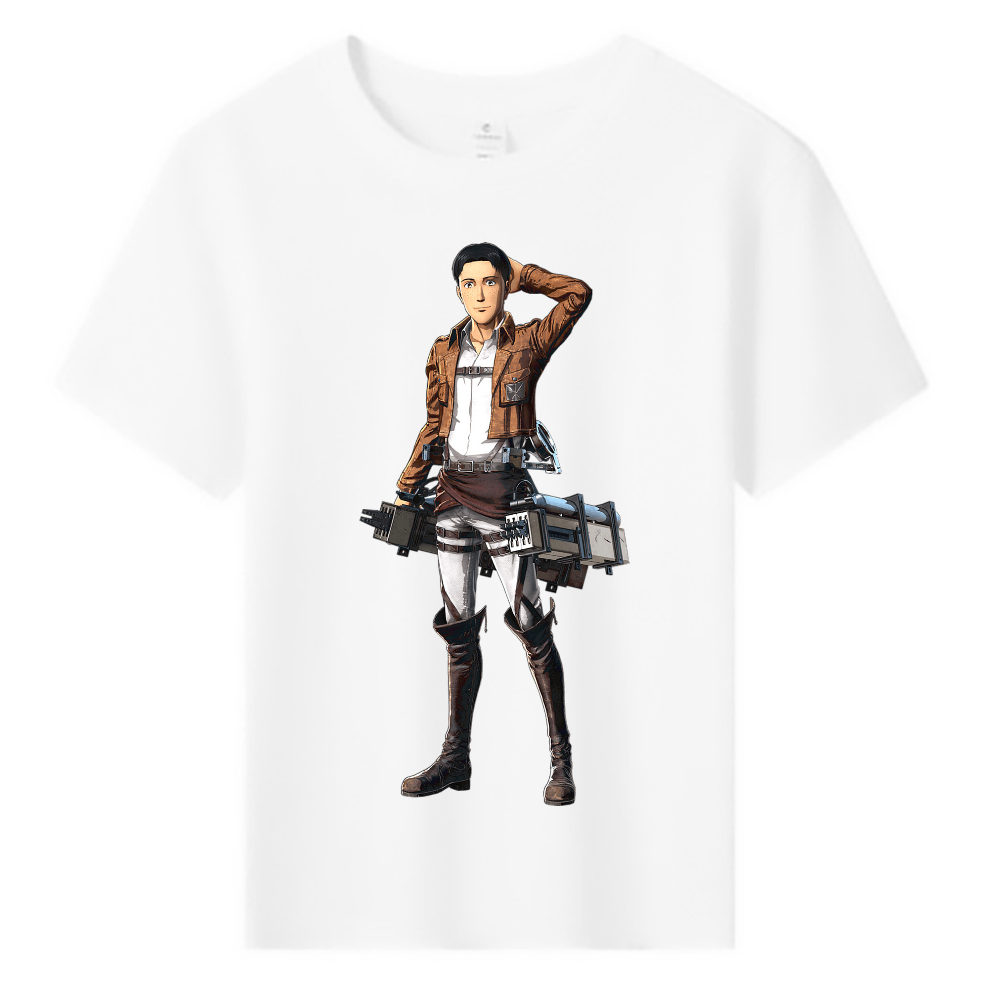 （画像用） 進撃の巨人 Attack on Titan 綿100％キッズTシャツ（フロントプリント）