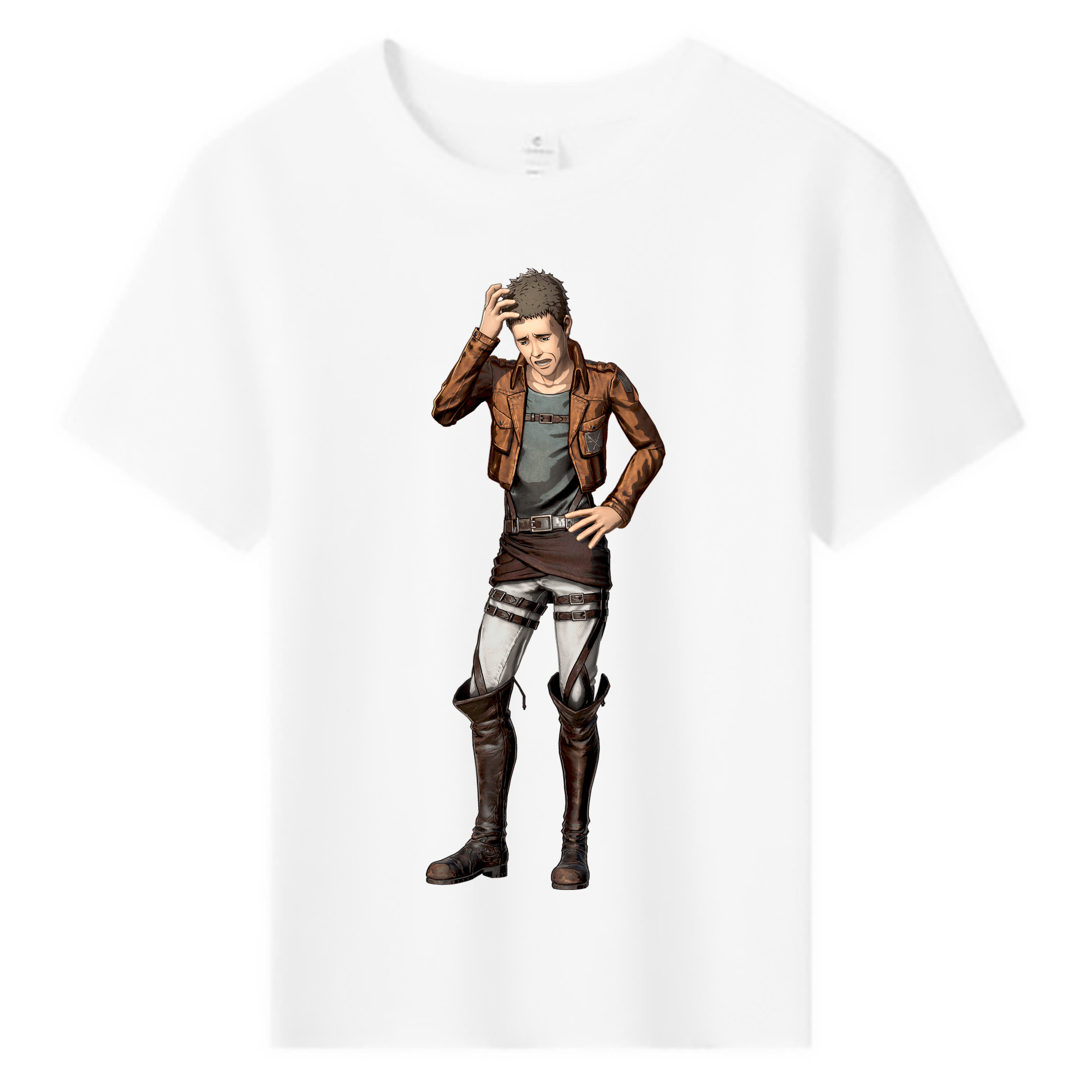 （画像用） 進撃の巨人 Attack on Titan 綿100％キッズTシャツ（フロントプリント）