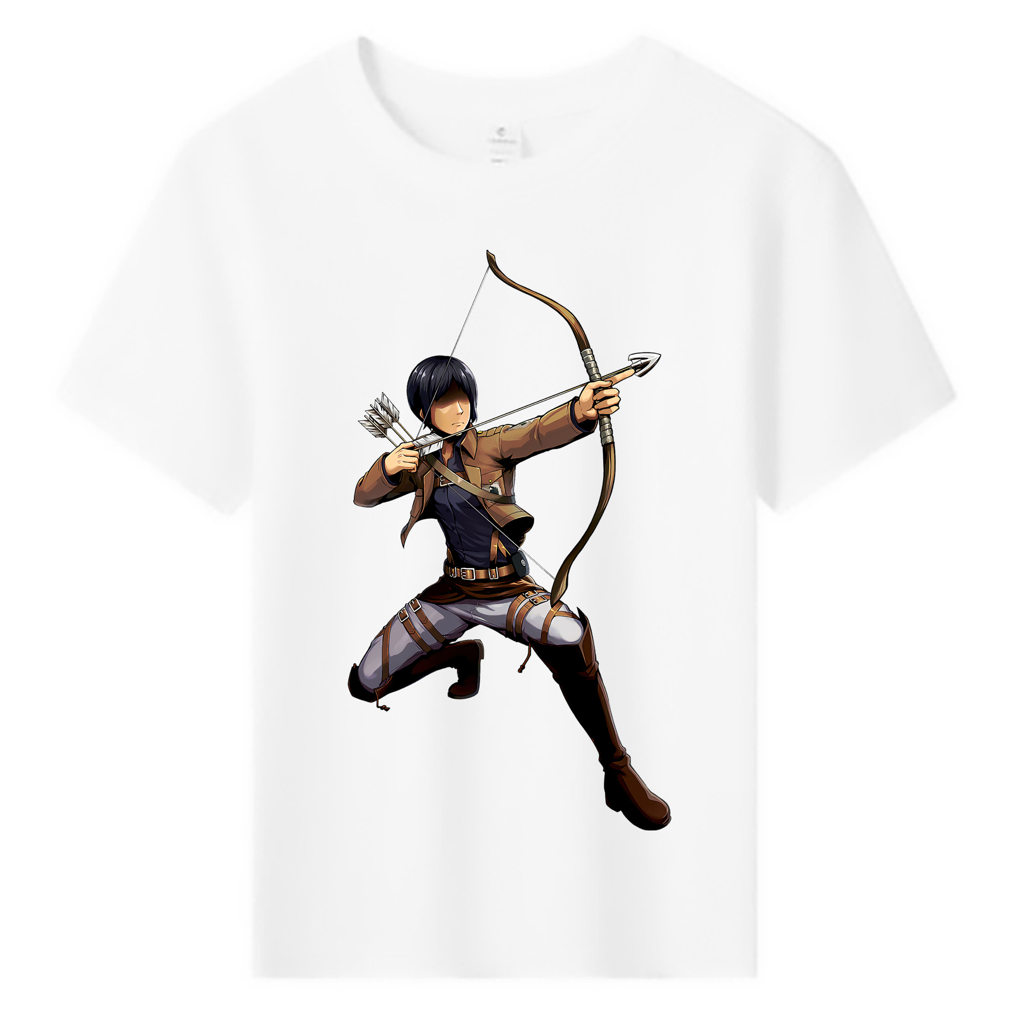 （画像用） 進撃の巨人 Attack on Titan 綿100％キッズTシャツ（フロントプリント）