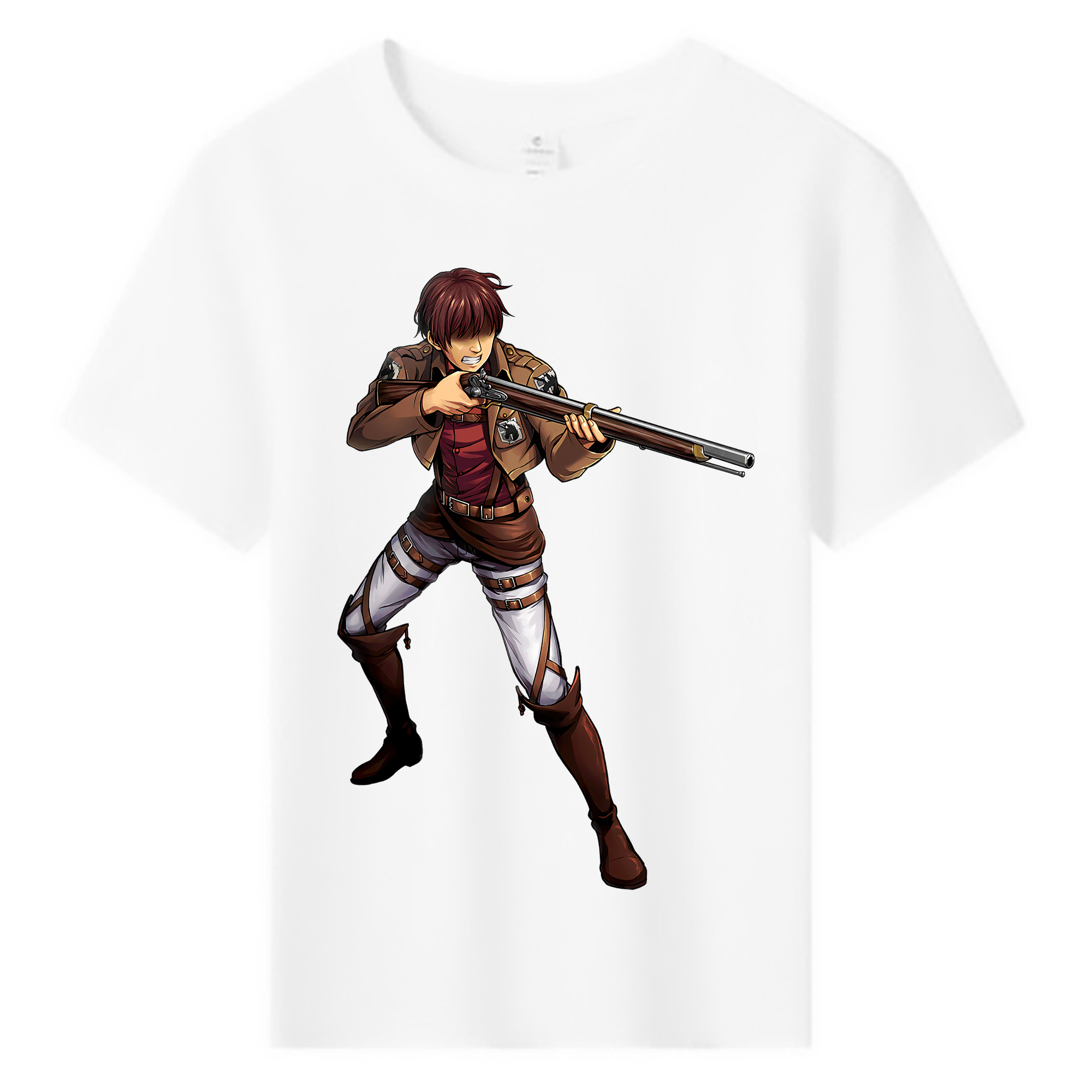 （画像用） 進撃の巨人 Attack on Titan 綿100％キッズTシャツ（フロントプリント）