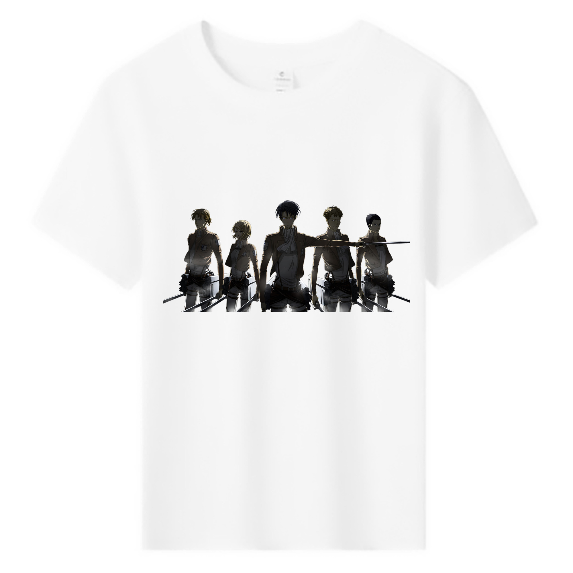 （画像用） 進撃の巨人 Attack on Titan 綿100％キッズTシャツ（フロントプリント）