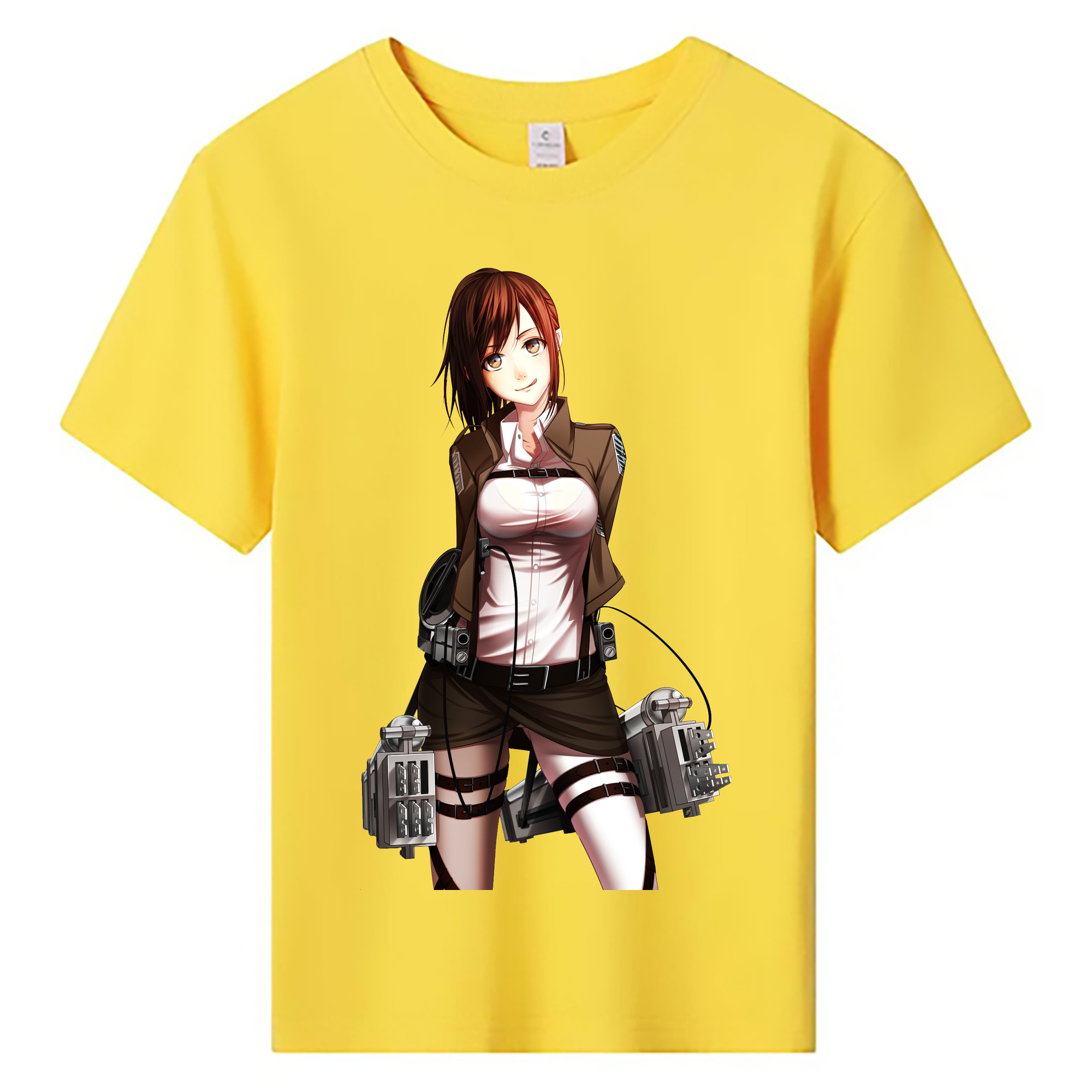 （画像用） 進撃の巨人 サシャ·ブラウス Attack on Titan Sasha Blaus 綿100％キッズTシャツ（フロントプリント）