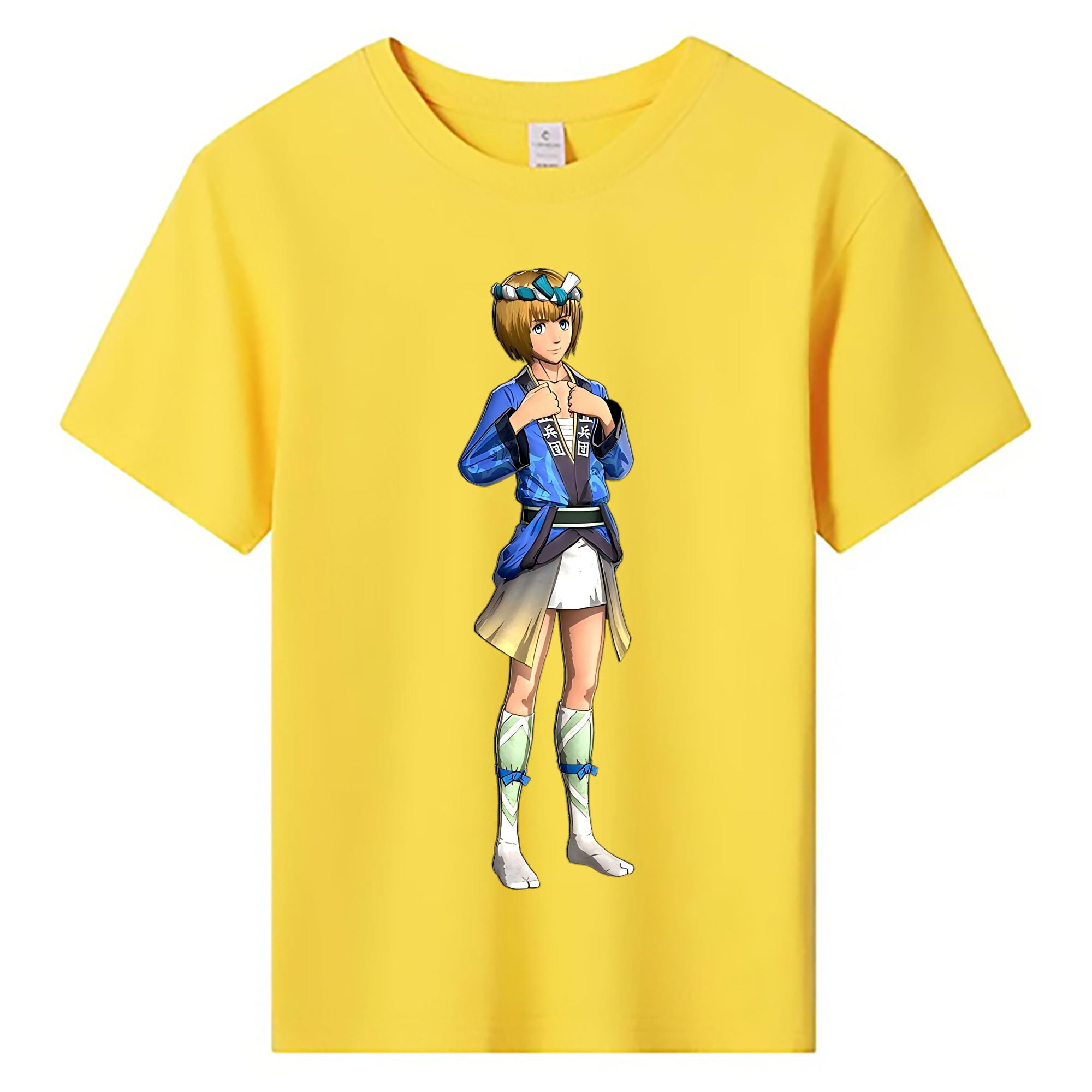 （画像用） 進撃の巨人 アルミン·アルレルト Attack on Titan Armin Arlert 綿100％キッズTシャツ（フロントプリント）