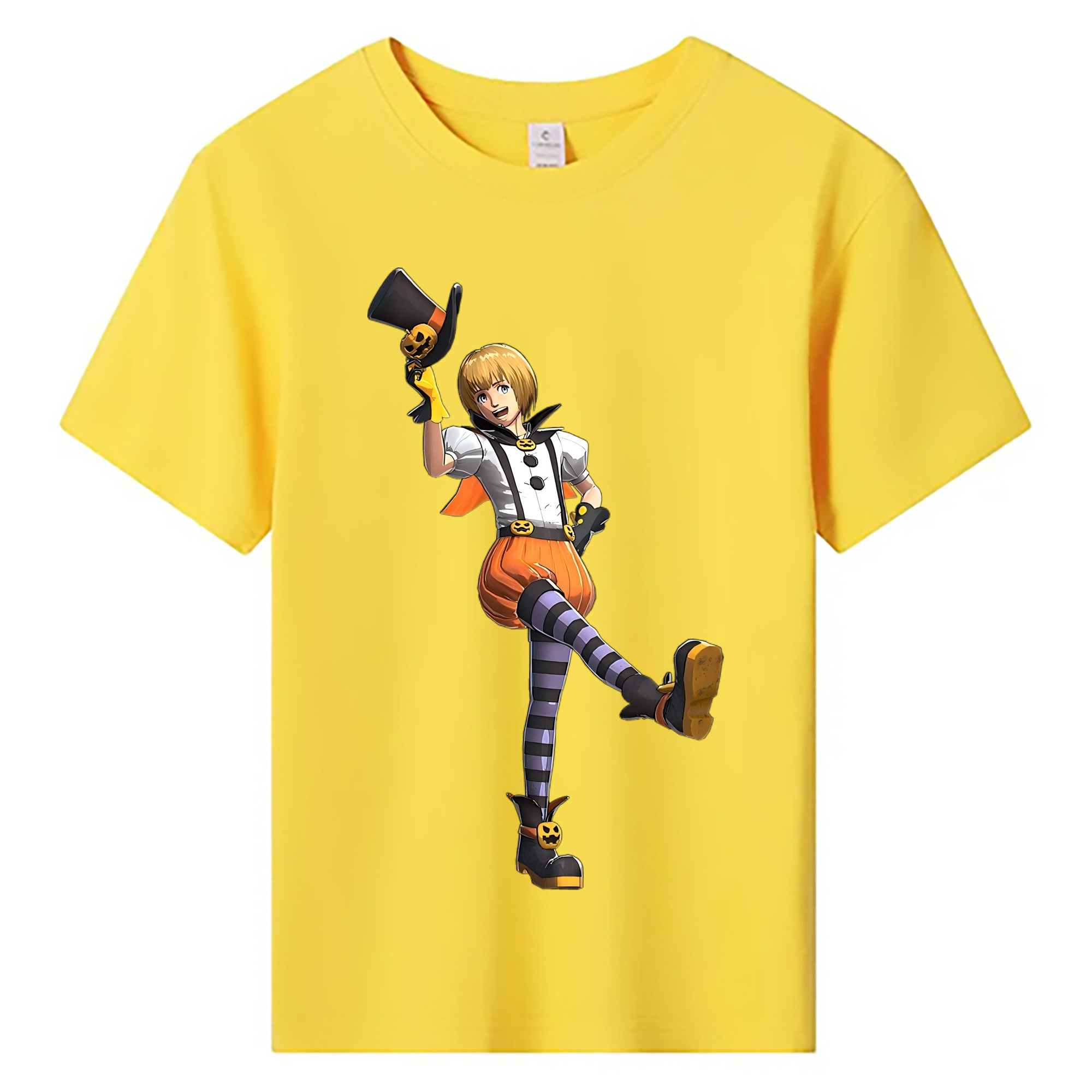 （画像用） 進撃の巨人 アルミン·アルレルト Attack on Titan Armin Arlert 綿100％キッズTシャツ（フロントプリント）