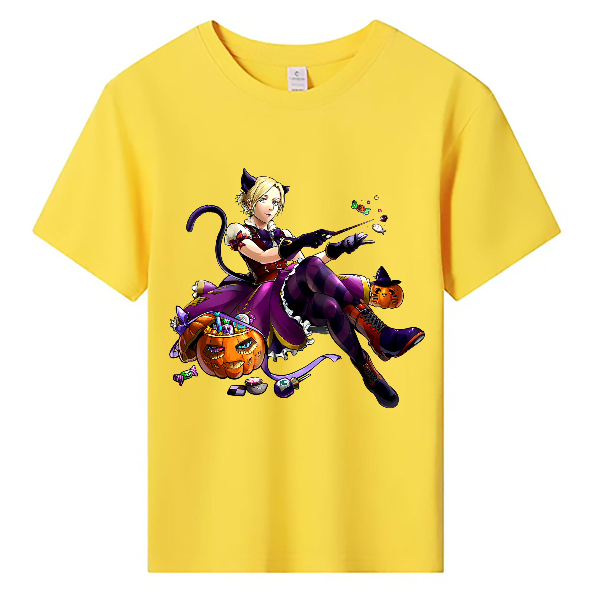 （画像用） 進撃の巨人 アニ・レオンハート Attack on Titan Annie Leonhart 綿100％キッズTシャツ（フロントプリント）