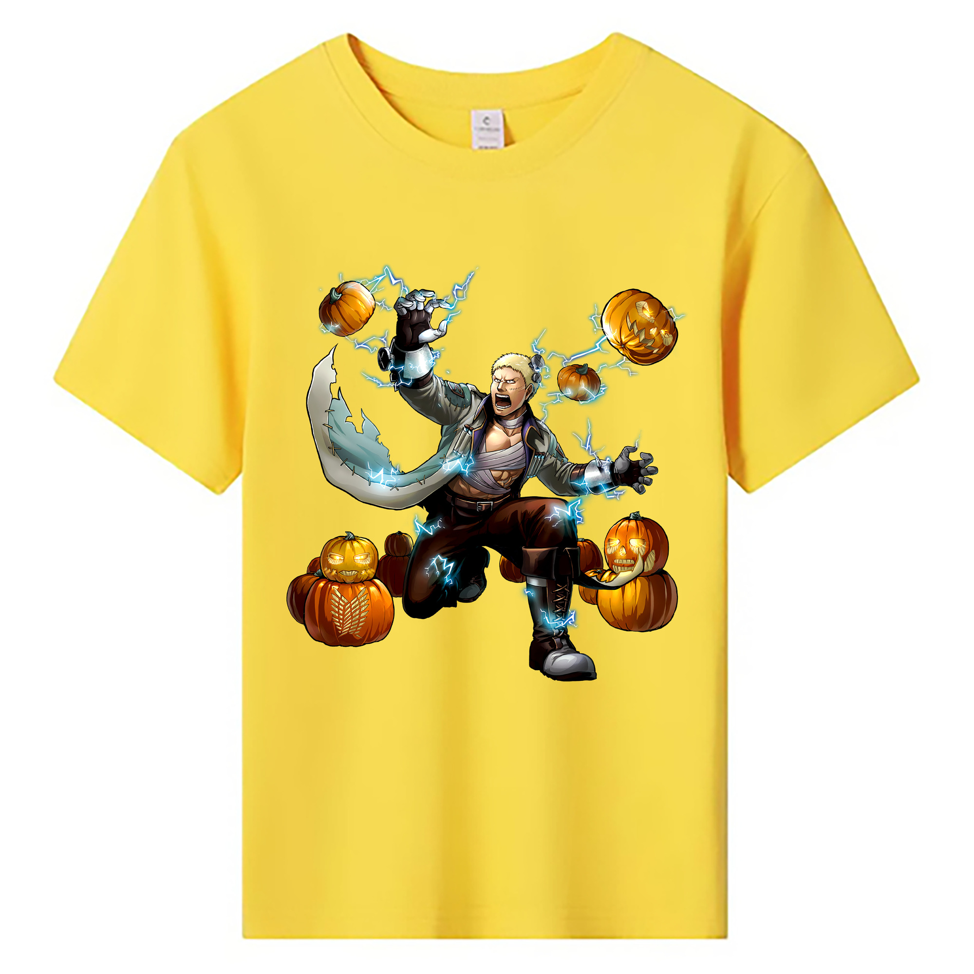 （画像用） 進撃の巨人 ライナー・ブラウン Attack on Titan Reiner Braun 綿100％キッズTシャツ（フロントプリント）