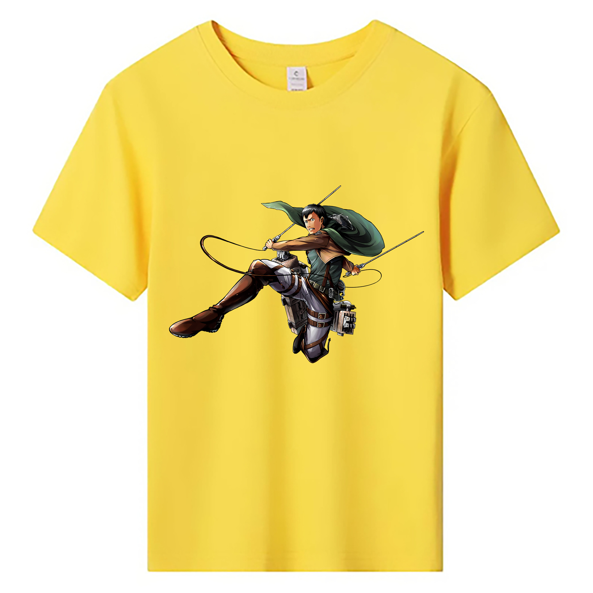 （画像用） 進撃の巨人 ベルトルト・フーバー Attack on Titan Bertholdt Hoover 綿100％キッズTシャツ（フロントプリント）