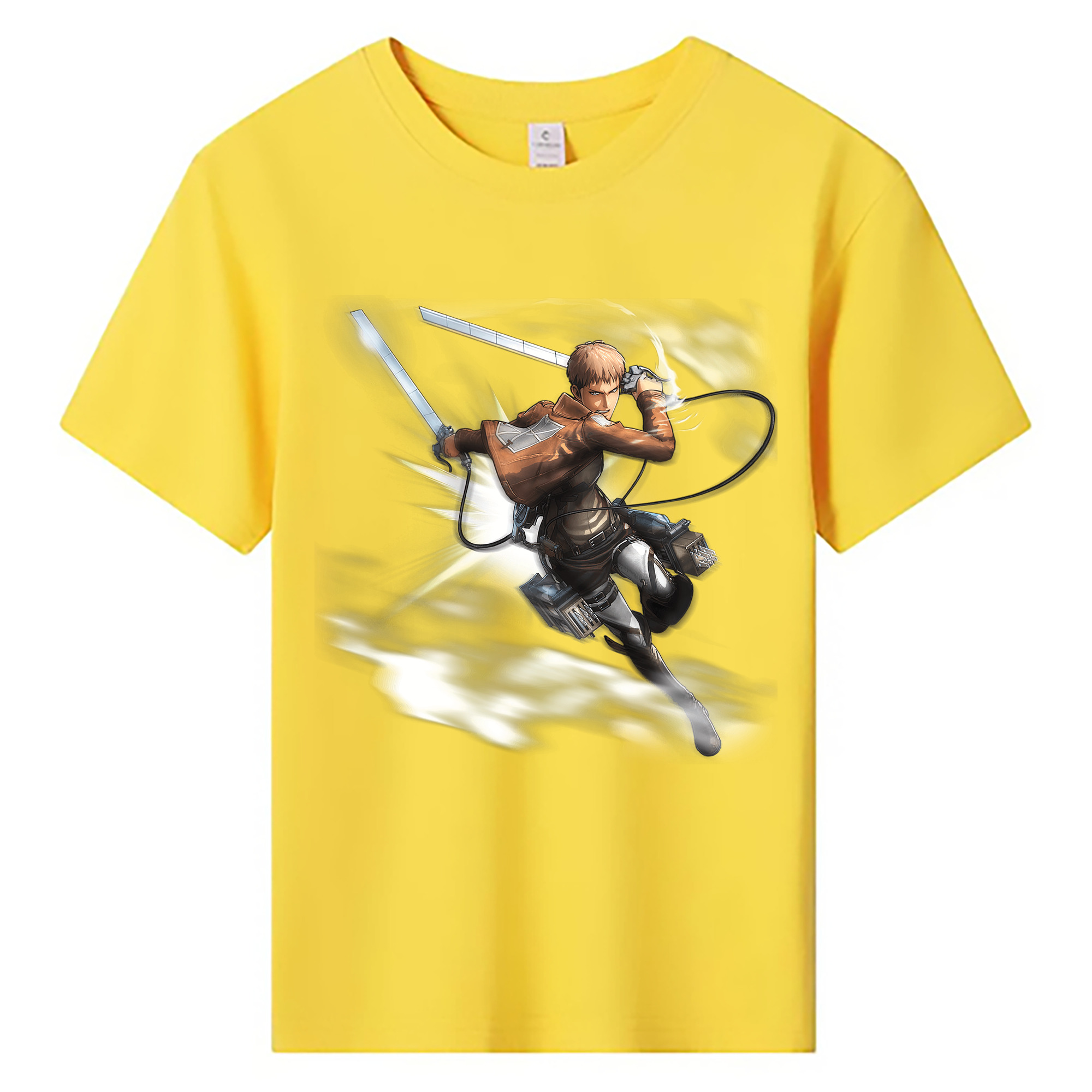 （画像用） 進撃の巨人 ジャン・キルシュタイン Attack on Titan Jean Kirstein 綿100％キッズTシャツ（フロントプリント）