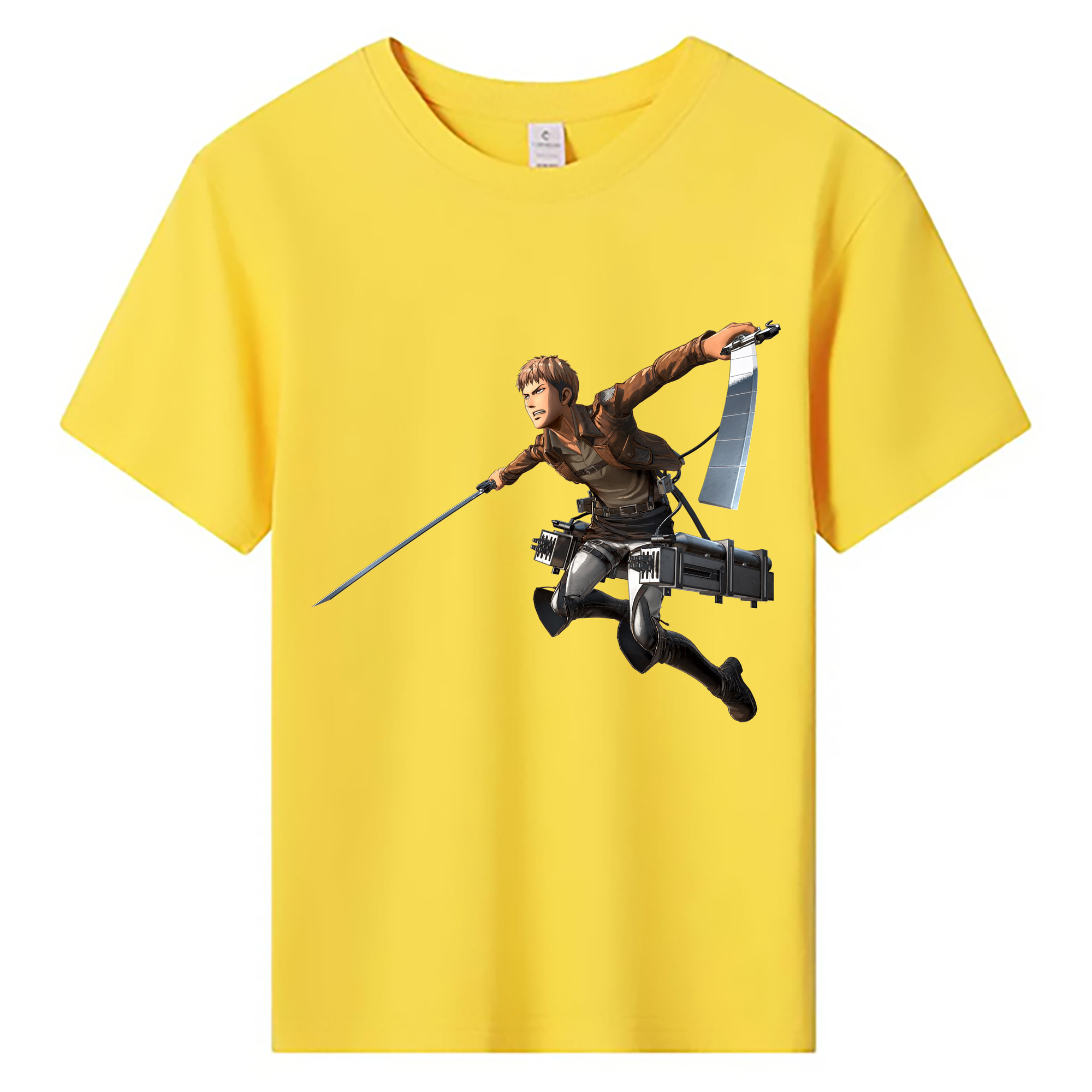 （画像用） 進撃の巨人 ジャン・キルシュタイン Attack on Titan Jean Kirstein 綿100％キッズTシャツ（フロントプリント）
