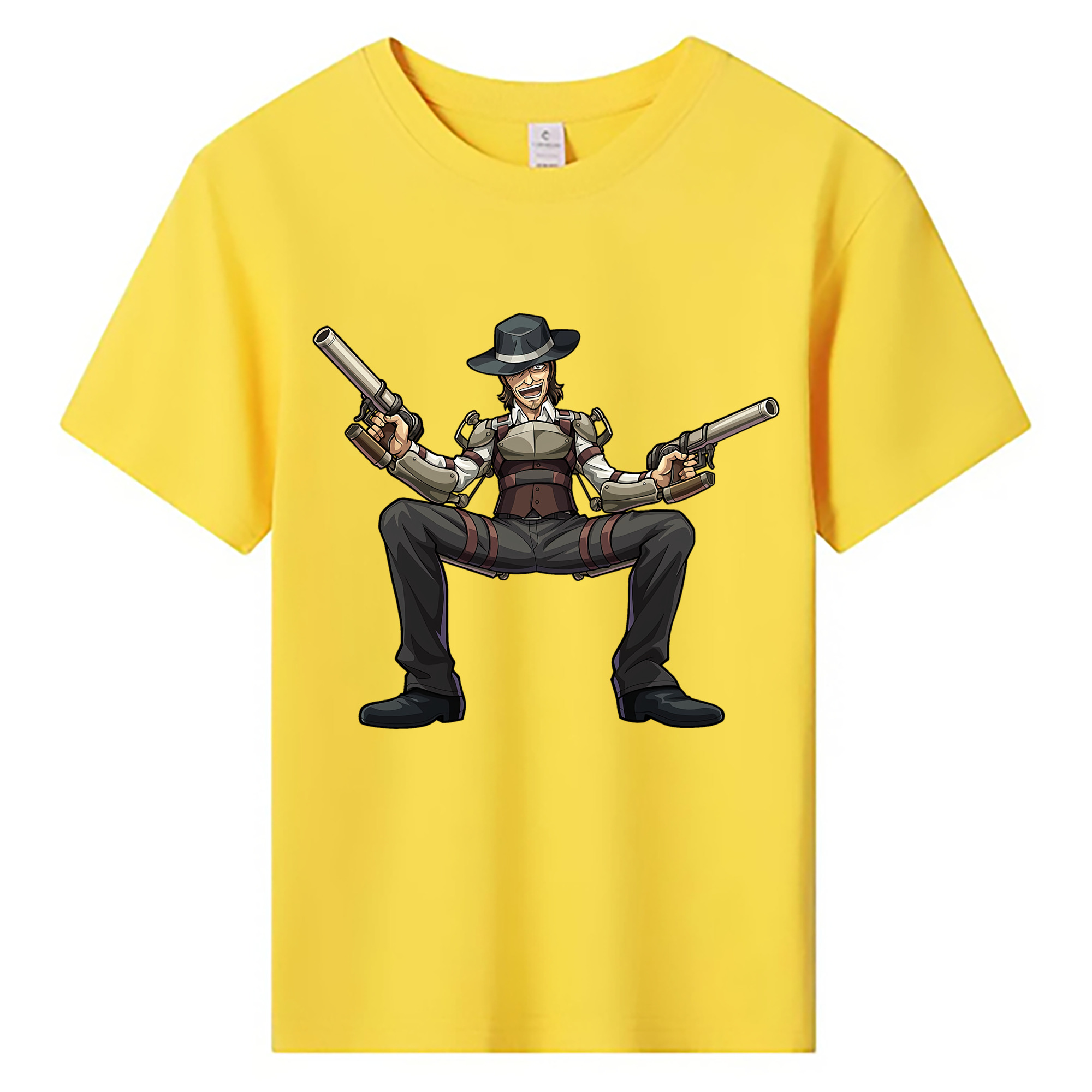 （画像用） 進撃の巨人 ケニー·アッカーマン Attack on Titan Kenny Ackerman 綿100％キッズTシャツ（フロントプリント）