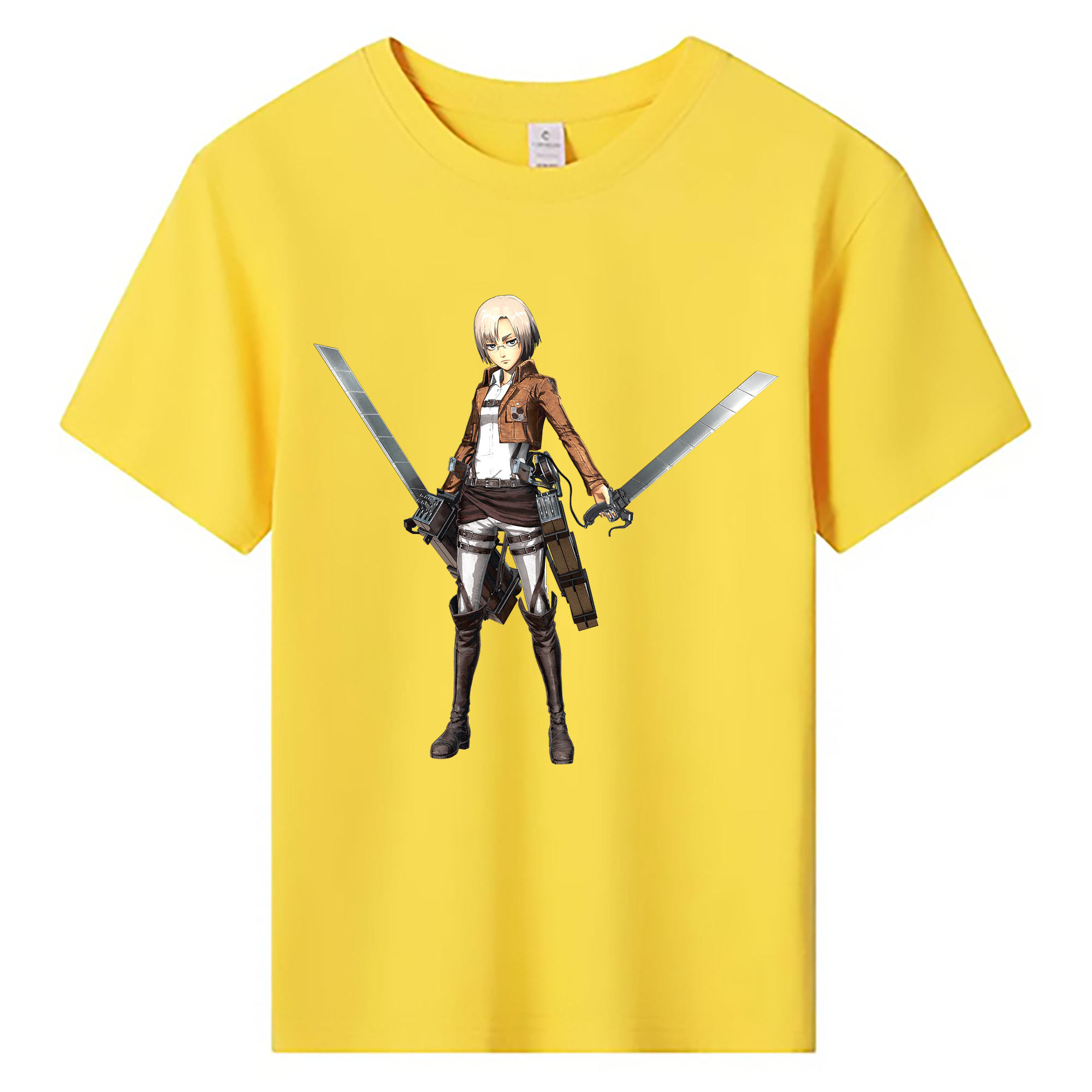 （画像用）  綿100％キッズTシャツ（フロントプリント）