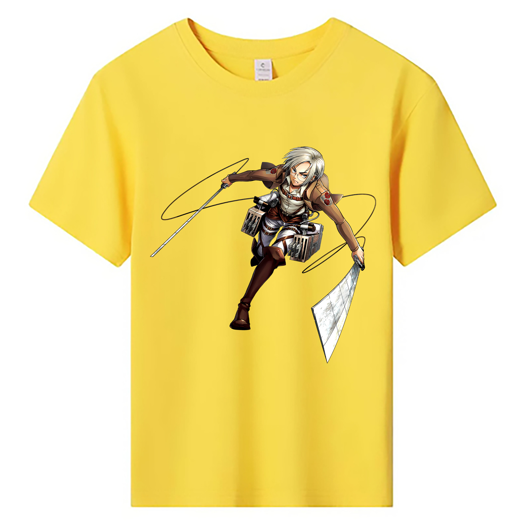 （画像用）  綿100％キッズTシャツ（フロントプリント）