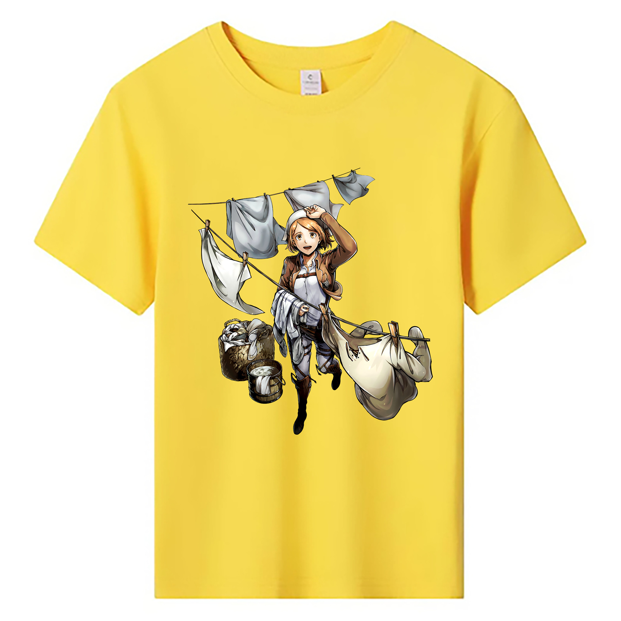 （画像用） 進撃の巨人 ペトラ·ラル Attack on Titan Petra Rall 綿100％キッズTシャツ（フロントプリント）