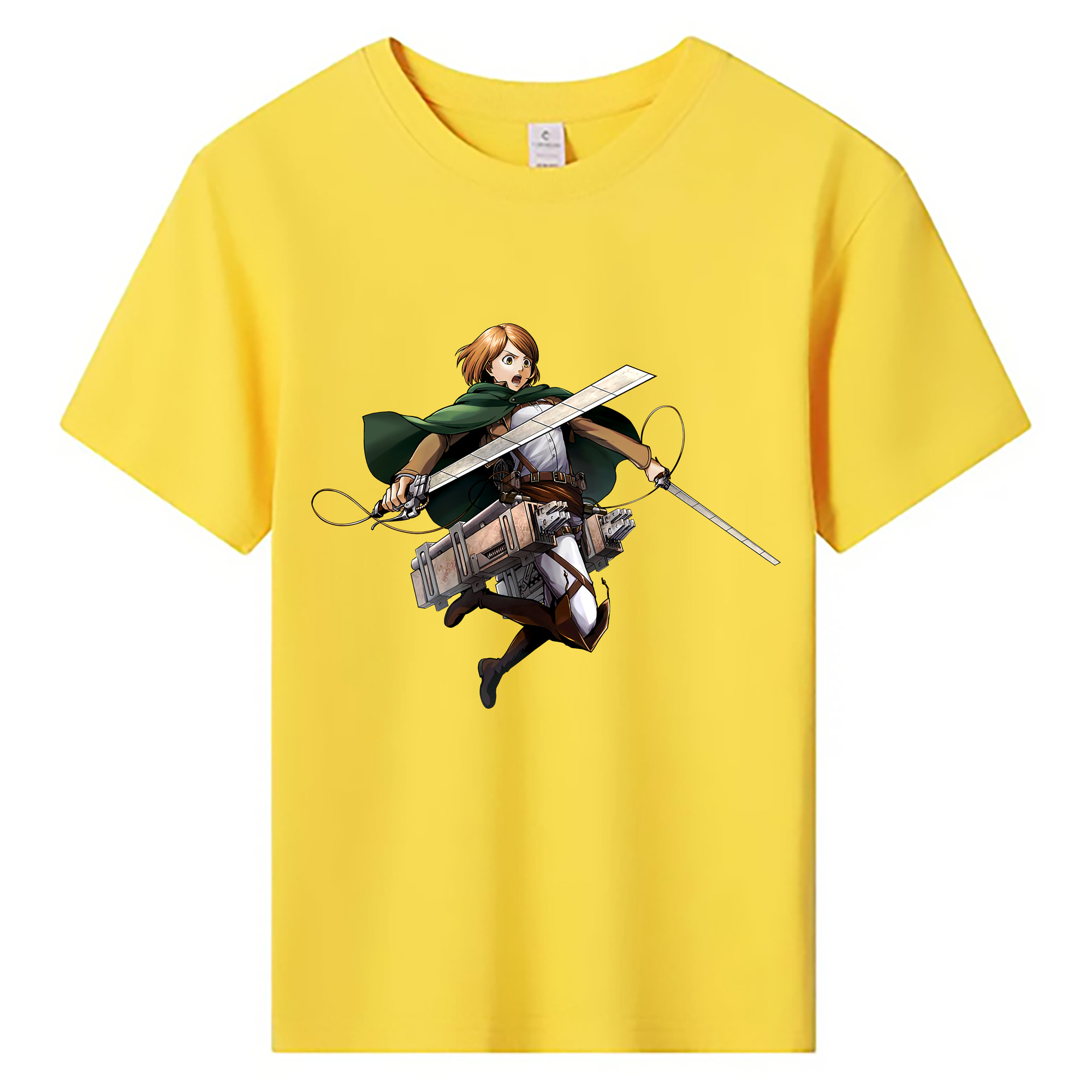 （画像用） 進撃の巨人 ペトラ·ラル Attack on Titan Petra Rall 綿100％キッズTシャツ（フロントプリント）