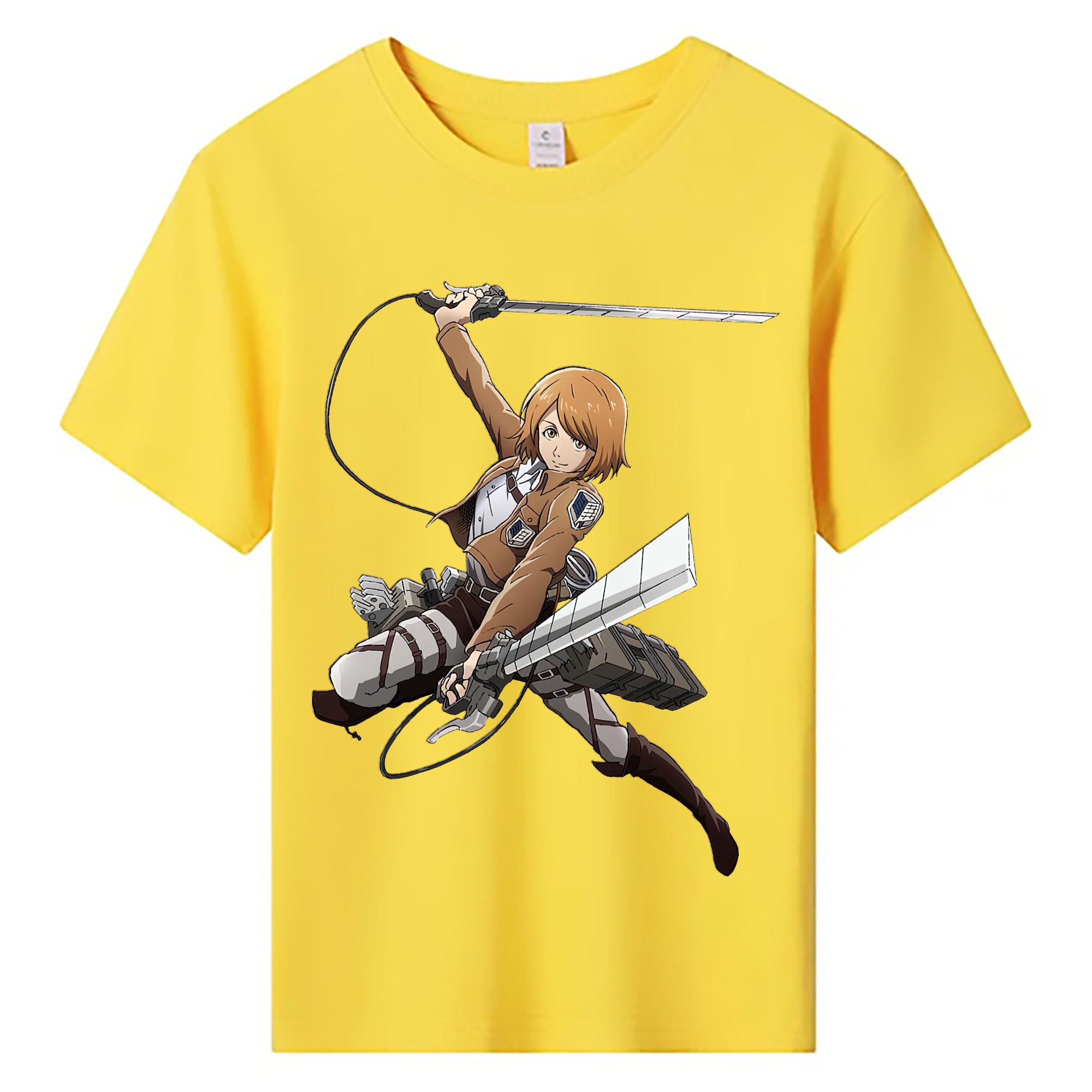 （画像用） 進撃の巨人 ペトラ·ラル Attack on Titan Petra Rall 綿100％キッズTシャツ（フロントプリント）