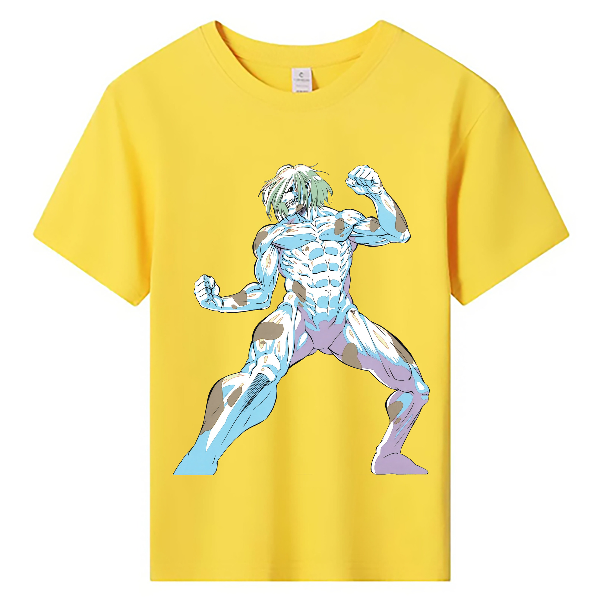 （画像用） 進撃の巨人 Attack on Titan 綿100％キッズTシャツ（フロントプリント）