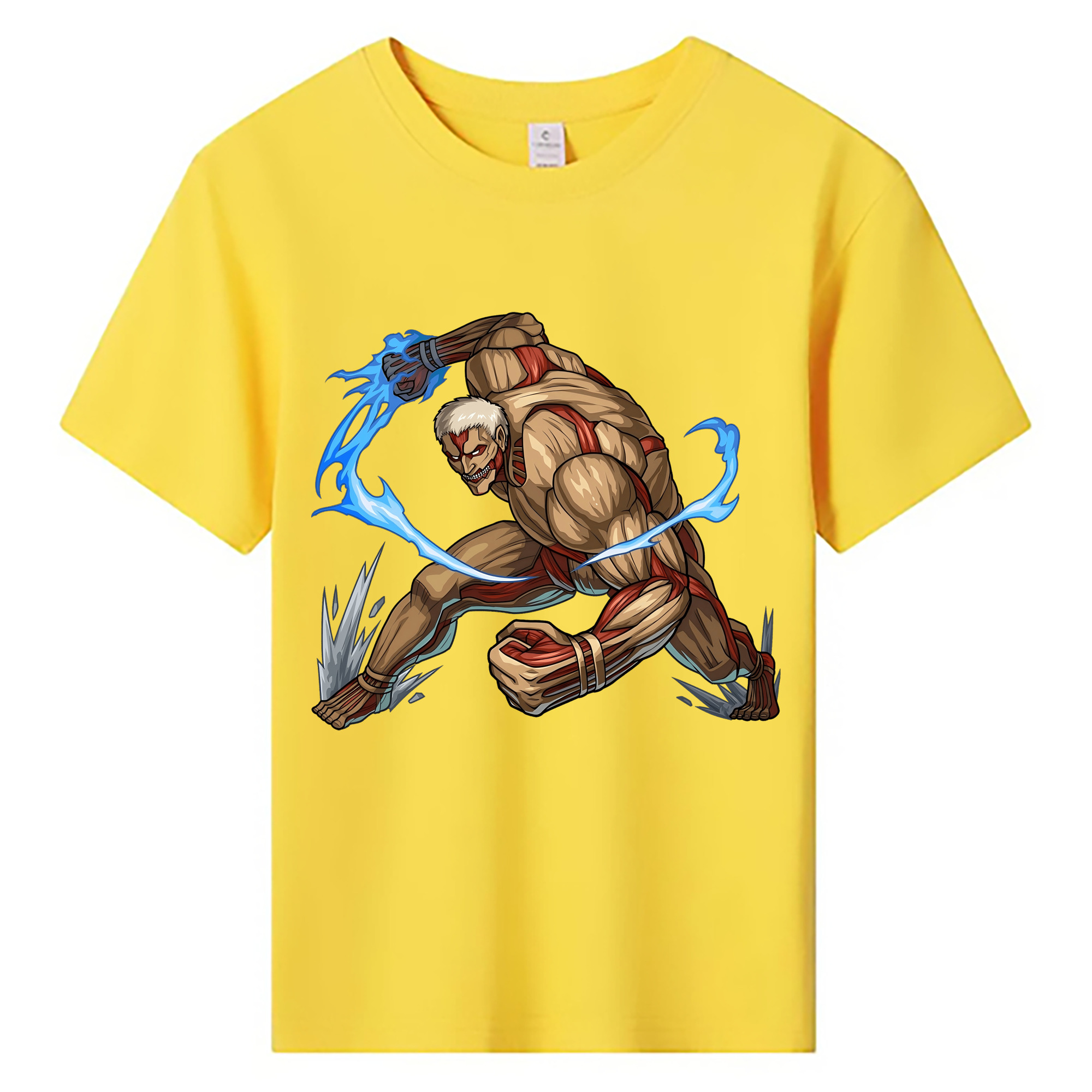 （画像用） 進撃の巨人 Attack on Titan 綿100％キッズTシャツ（フロントプリント）