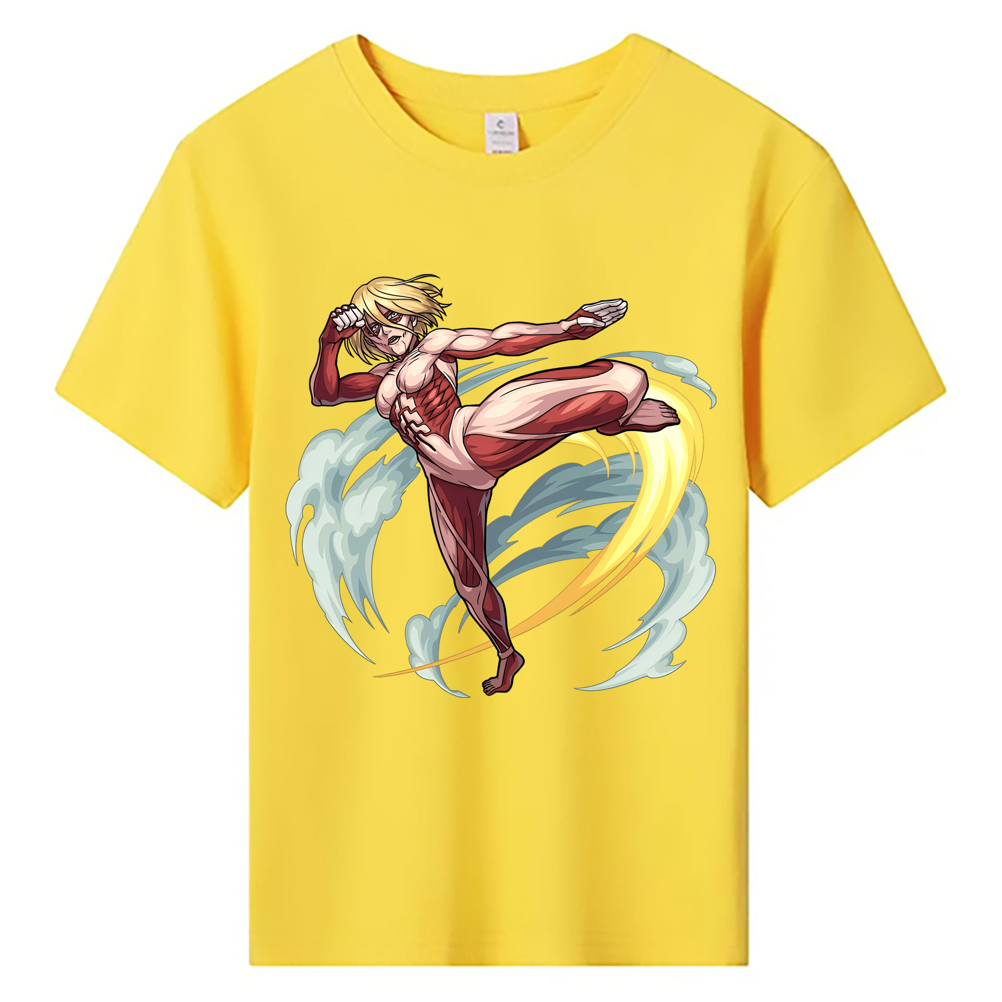 （画像用） 進撃の巨人 Attack on Titan 綿100％キッズTシャツ（フロントプリント）
