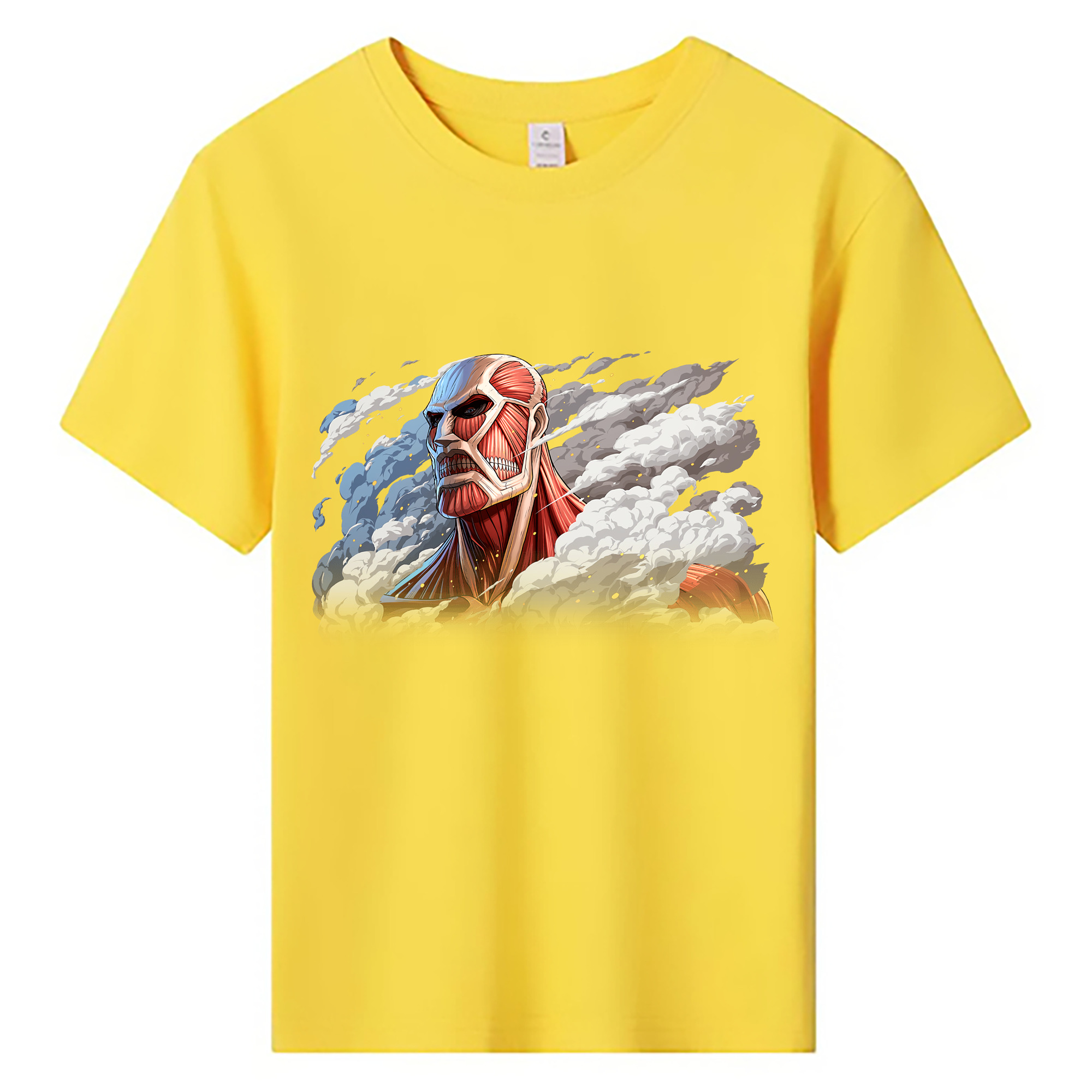 （画像用） 進撃の巨人 Attack on Titan 綿100％キッズTシャツ（フロントプリント）