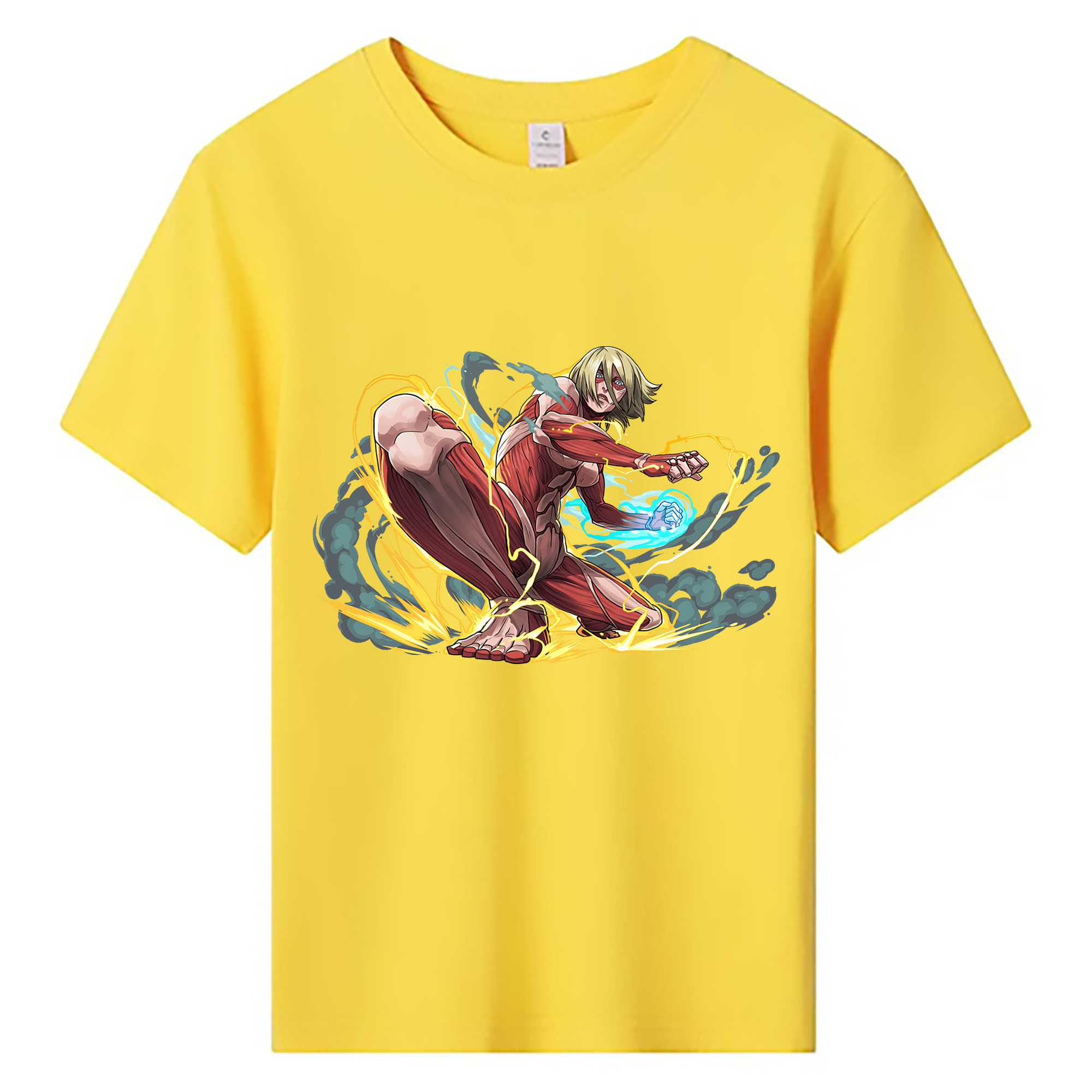 （画像用） 進撃の巨人 Attack on Titan 綿100％キッズTシャツ（フロントプリント）