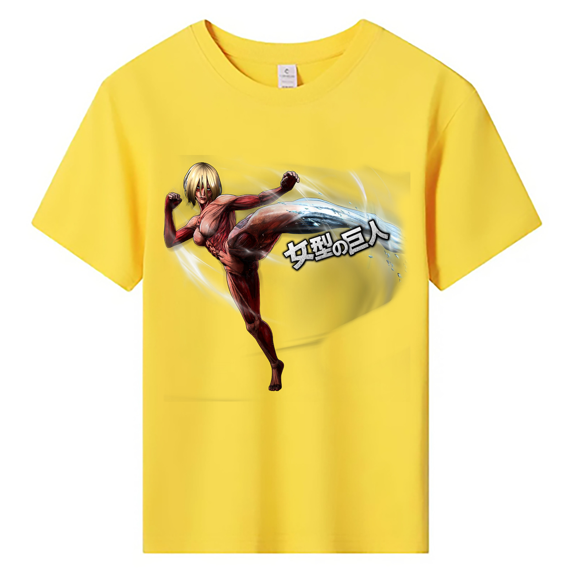 （画像用） 進撃の巨人 Attack on Titan 綿100％キッズTシャツ（フロントプリント）