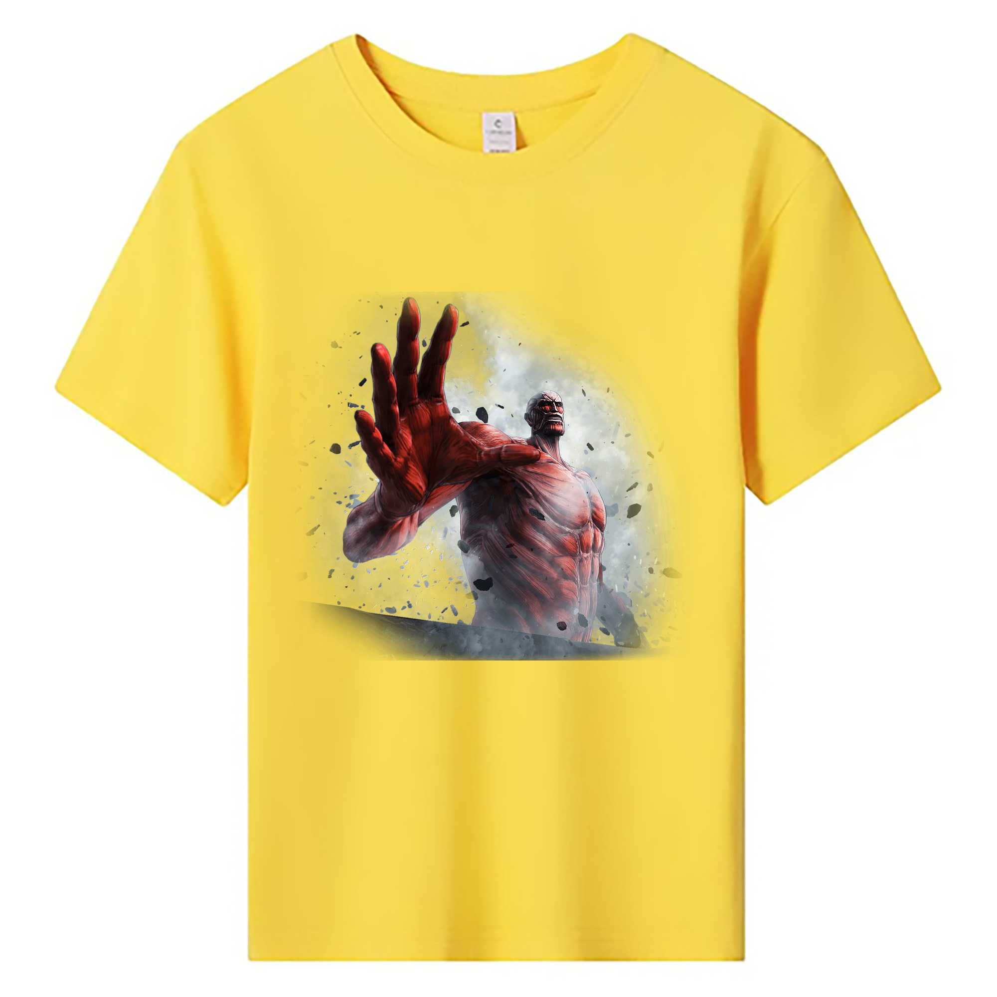 （画像用） 進撃の巨人 Attack on Titan 綿100％キッズTシャツ（フロントプリント）