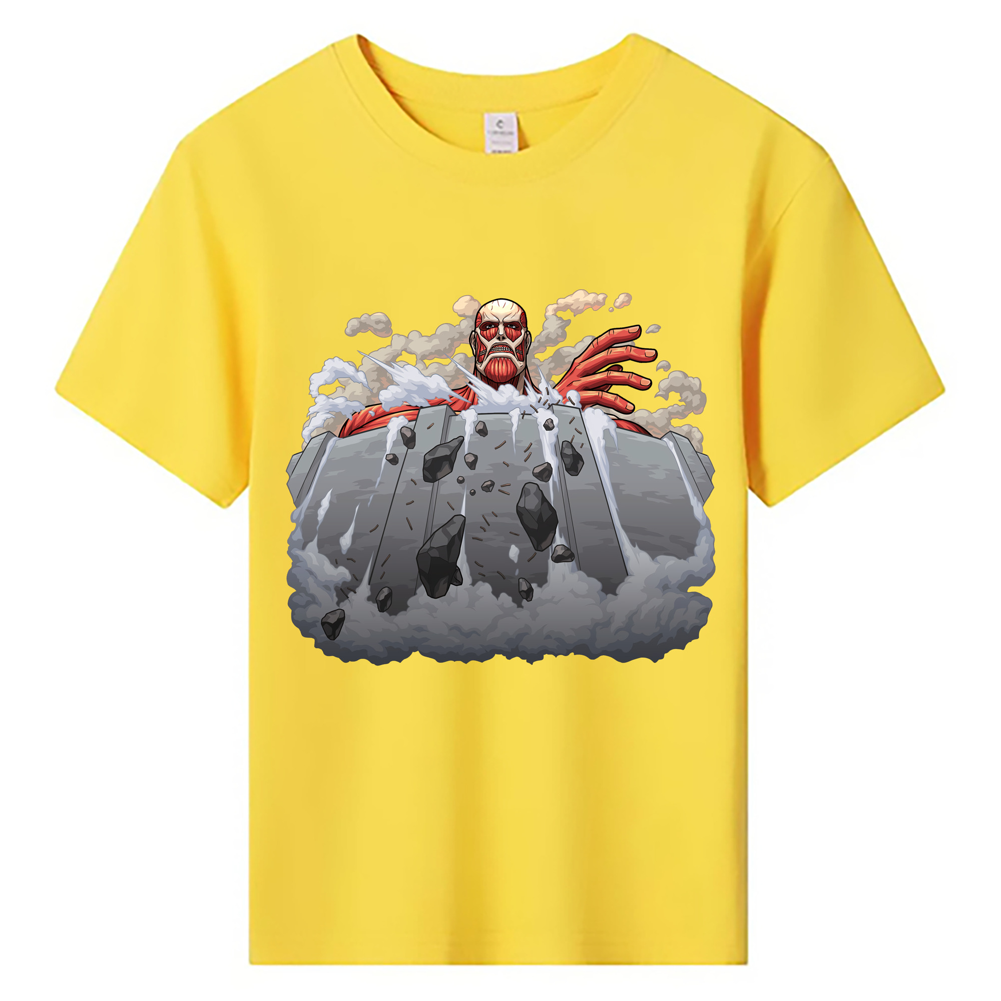 （画像用） 進撃の巨人 Attack on Titan 綿100％キッズTシャツ（フロントプリント）