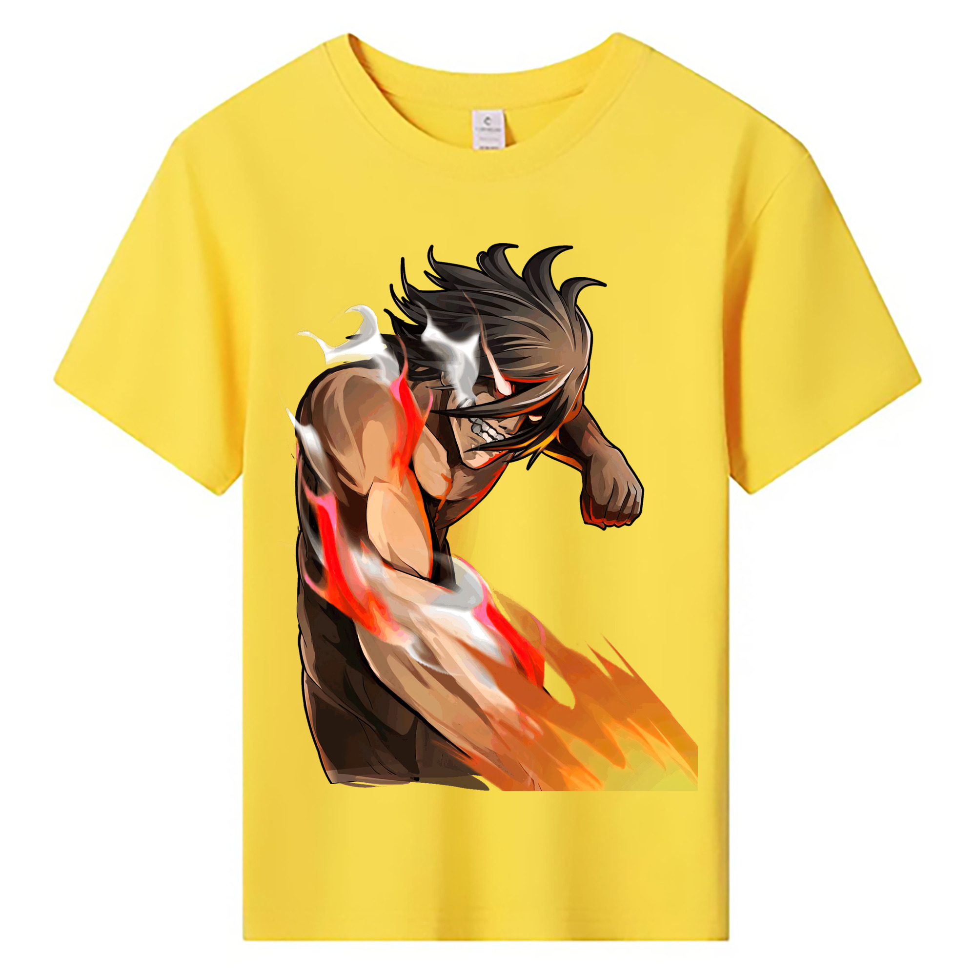 （画像用） 進撃の巨人 Attack on Titan 綿100％キッズTシャツ（フロントプリント）