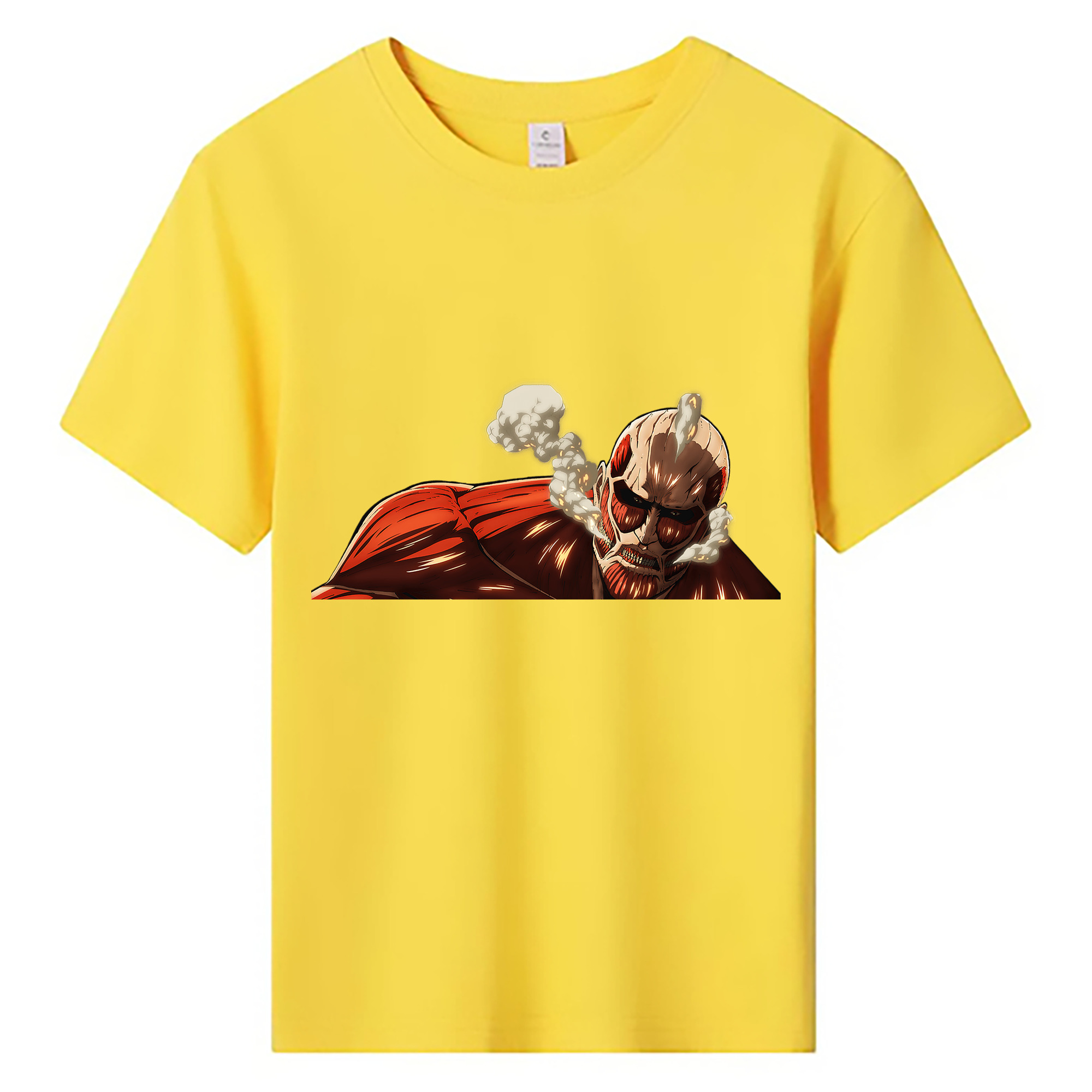 （画像用） 進撃の巨人 Attack on Titan 綿100％キッズTシャツ（フロントプリント）