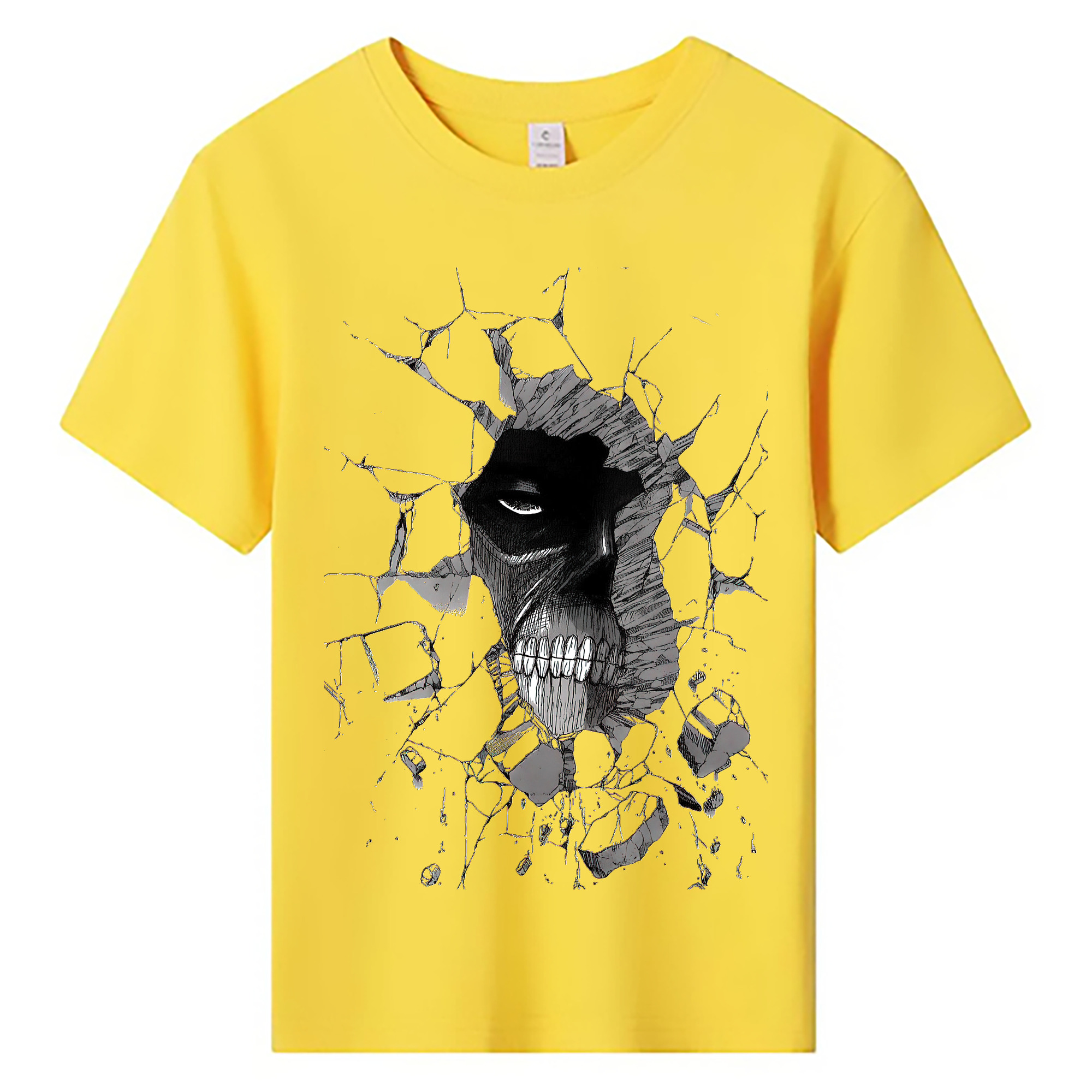 （画像用） 進撃の巨人 Attack on Titan 綿100％キッズTシャツ（フロントプリント）