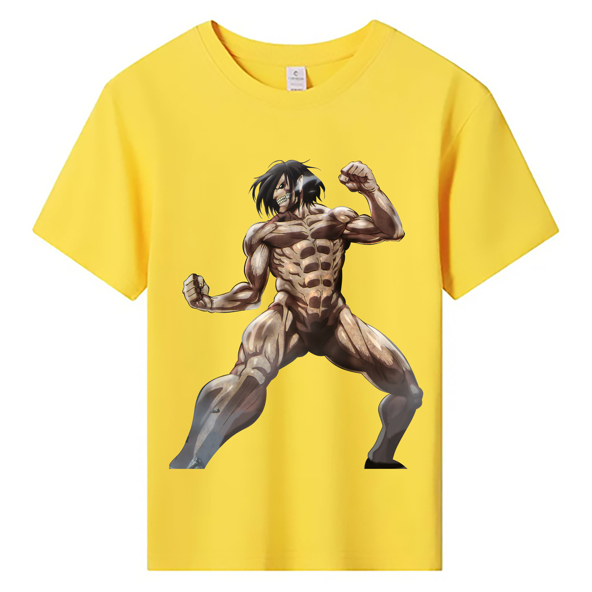 （画像用） 進撃の巨人 Attack on Titan 綿100％キッズTシャツ（フロントプリント）
