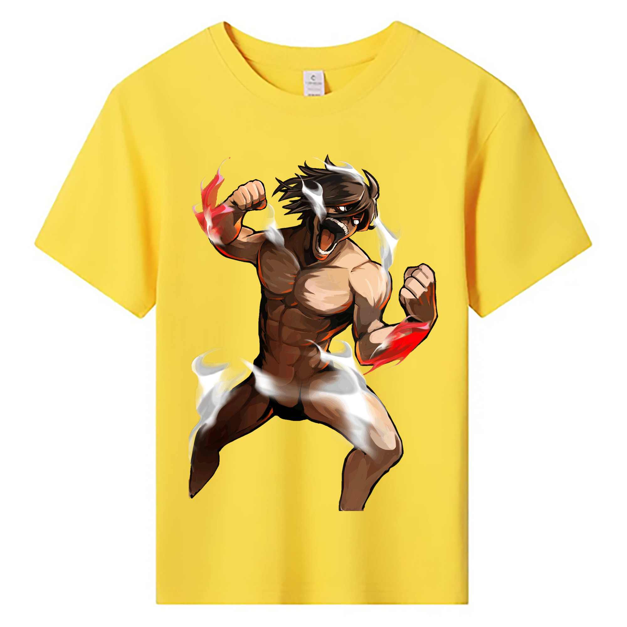 （画像用） 進撃の巨人 Attack on Titan 綿100％キッズTシャツ（フロントプリント）