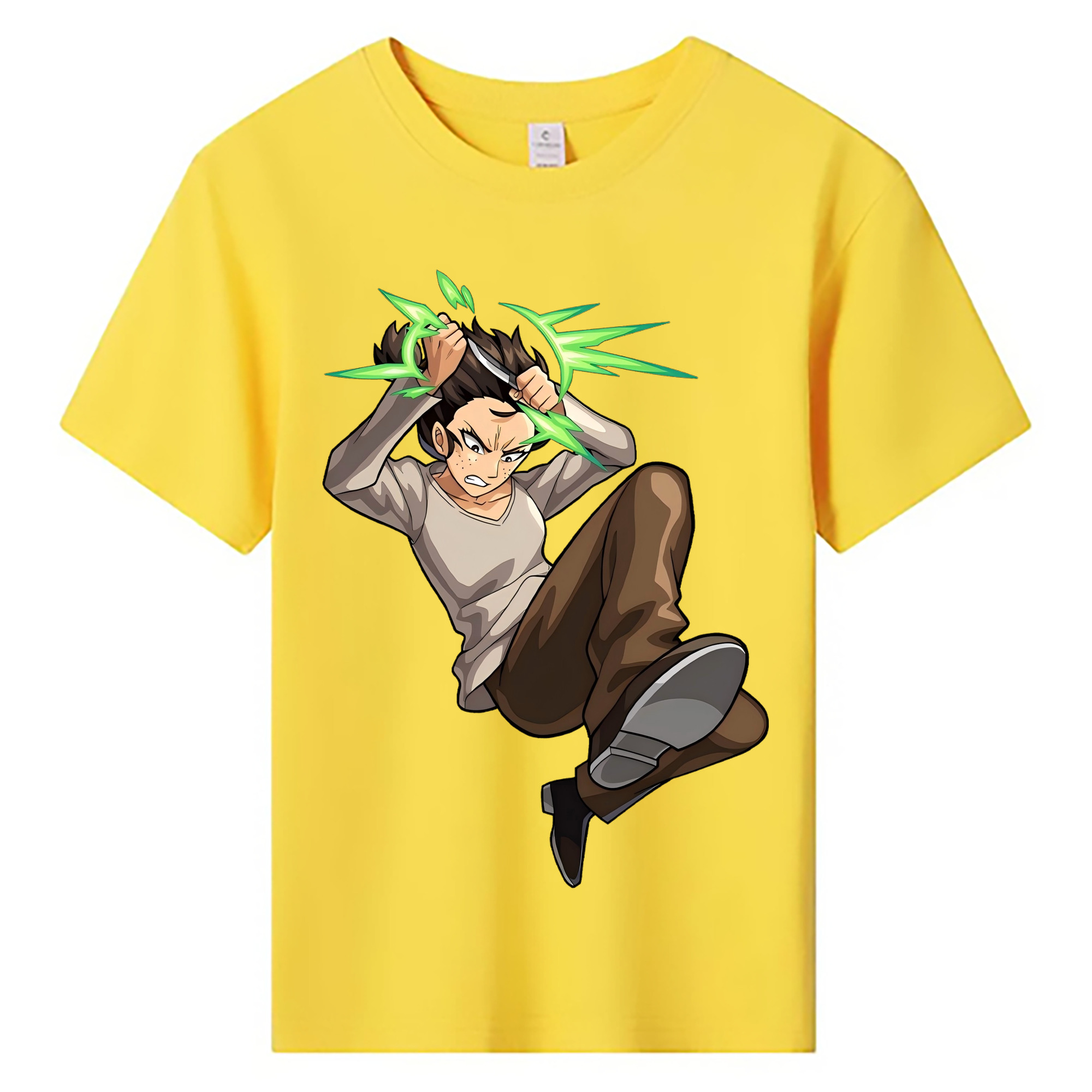 （画像用） 進撃の巨人 Attack on Titan 綿100％キッズTシャツ（フロントプリント）