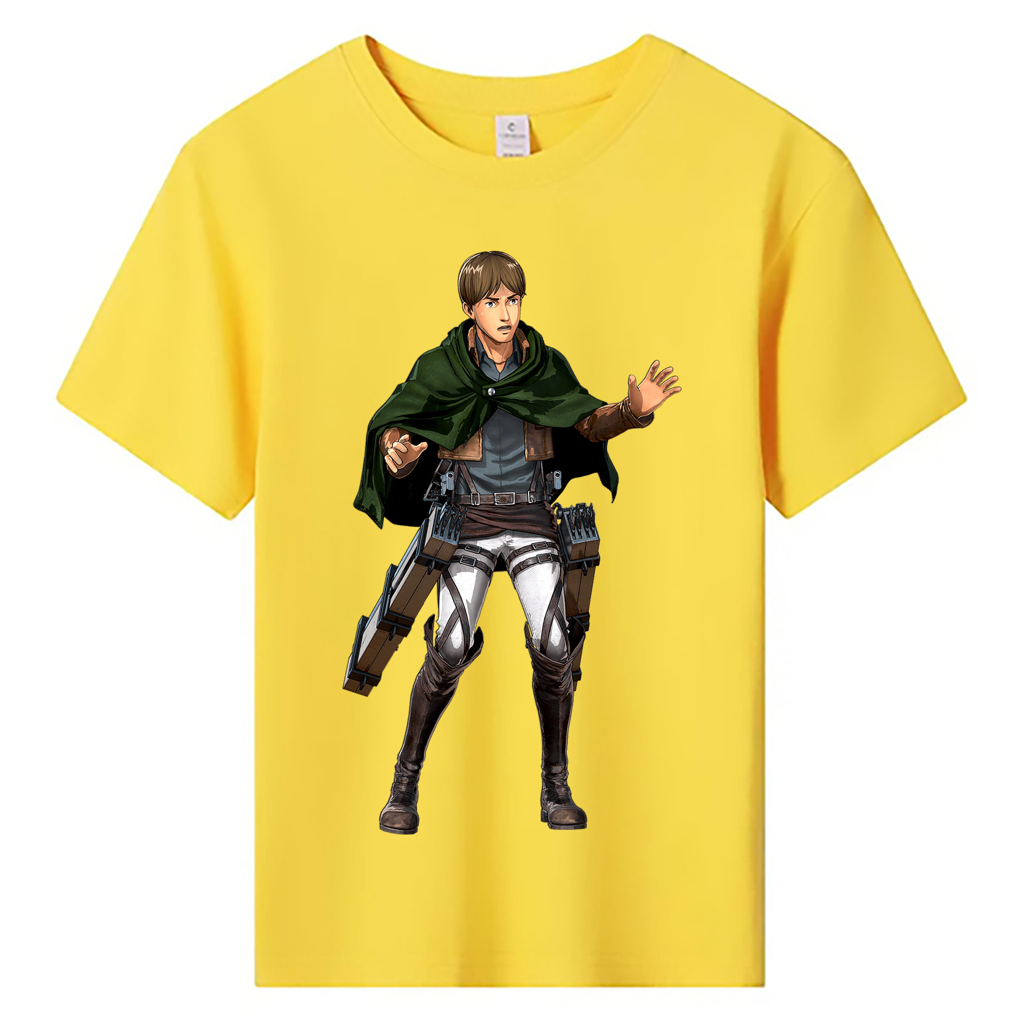 （画像用） 進撃の巨人 Attack on Titan 綿100％キッズTシャツ（フロントプリント）